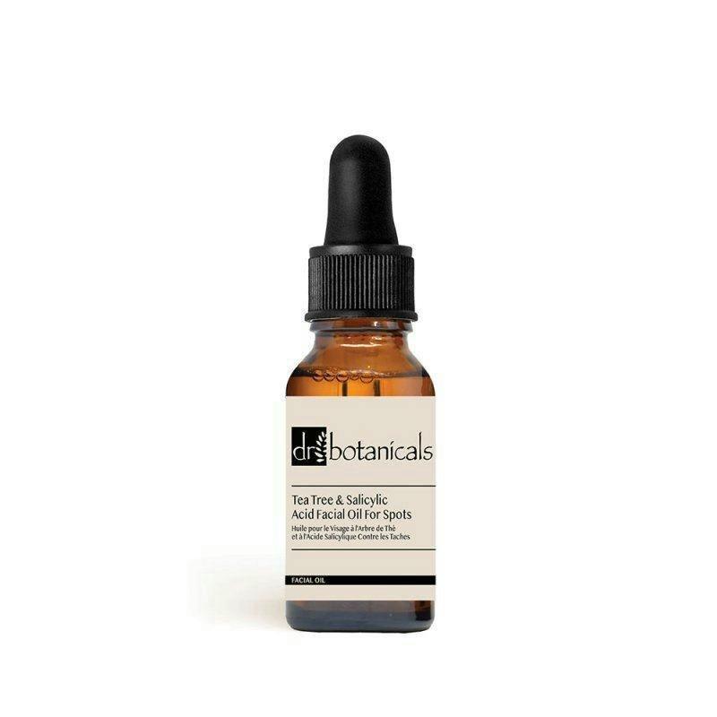 Dr. Botanicals Eucalyptus, Tea Tree, Anti-Ageing & Salicylic Acid Facial Oil 15ml , view 3 of 3