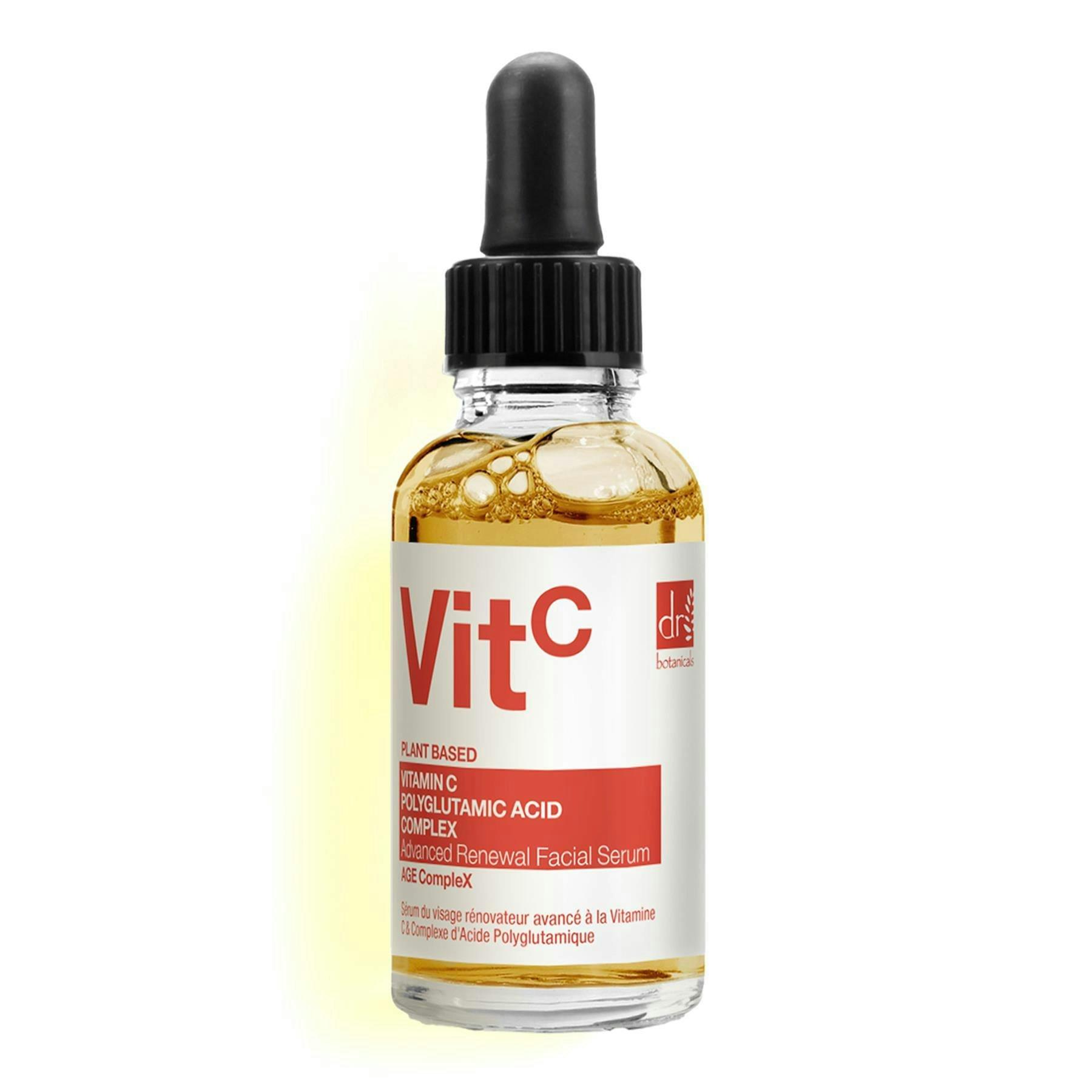 Dr. Botanicals Advanced Vitamin C 3% & Polyglutamic Acid Complex 1% & Brightening Facial Serum 30ml , view 4 of 5