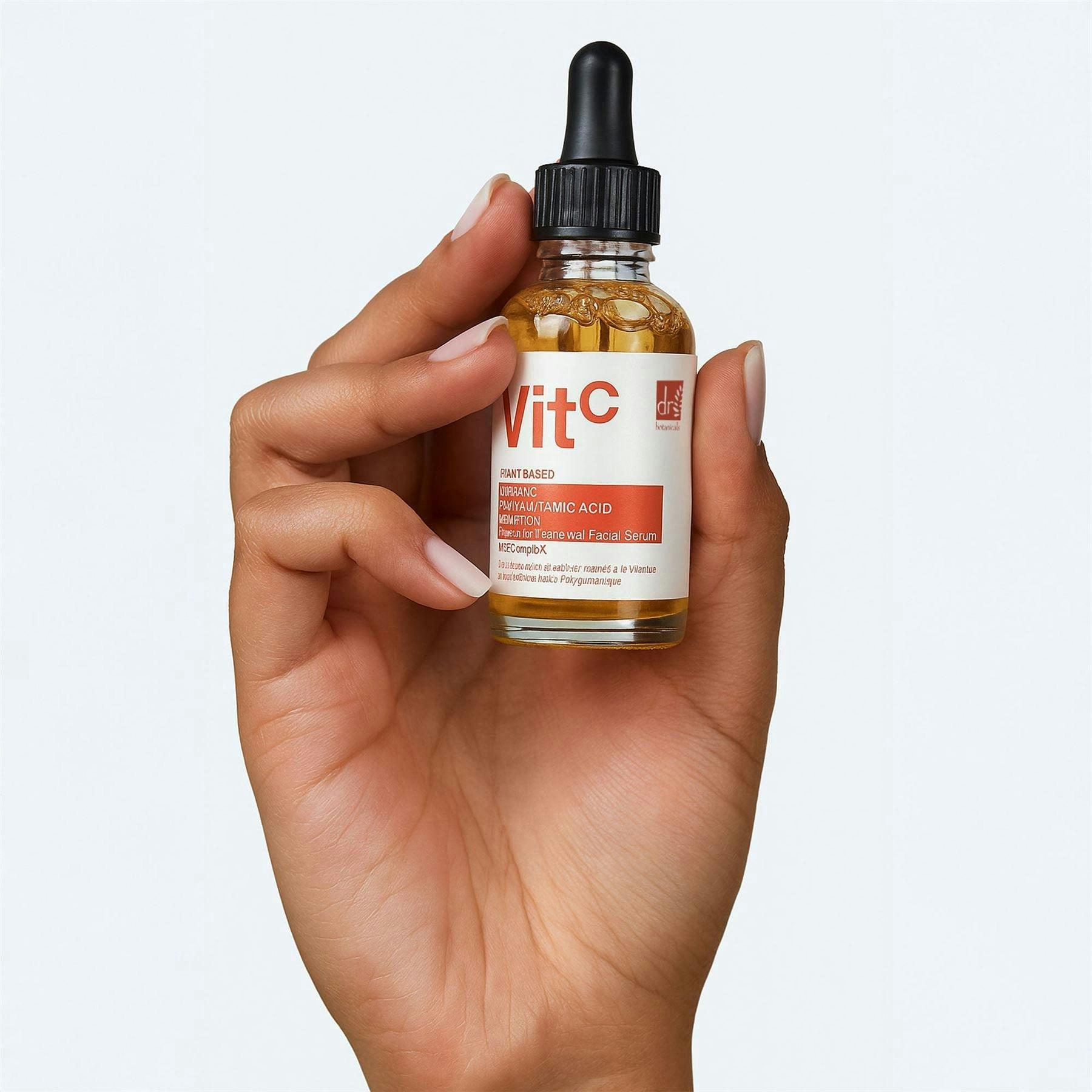 Dr. Botanicals Advanced Vitamin C 3% & Polyglutamic Acid Complex 1% & Brightening Facial Serum 30ml , view 5 of 5