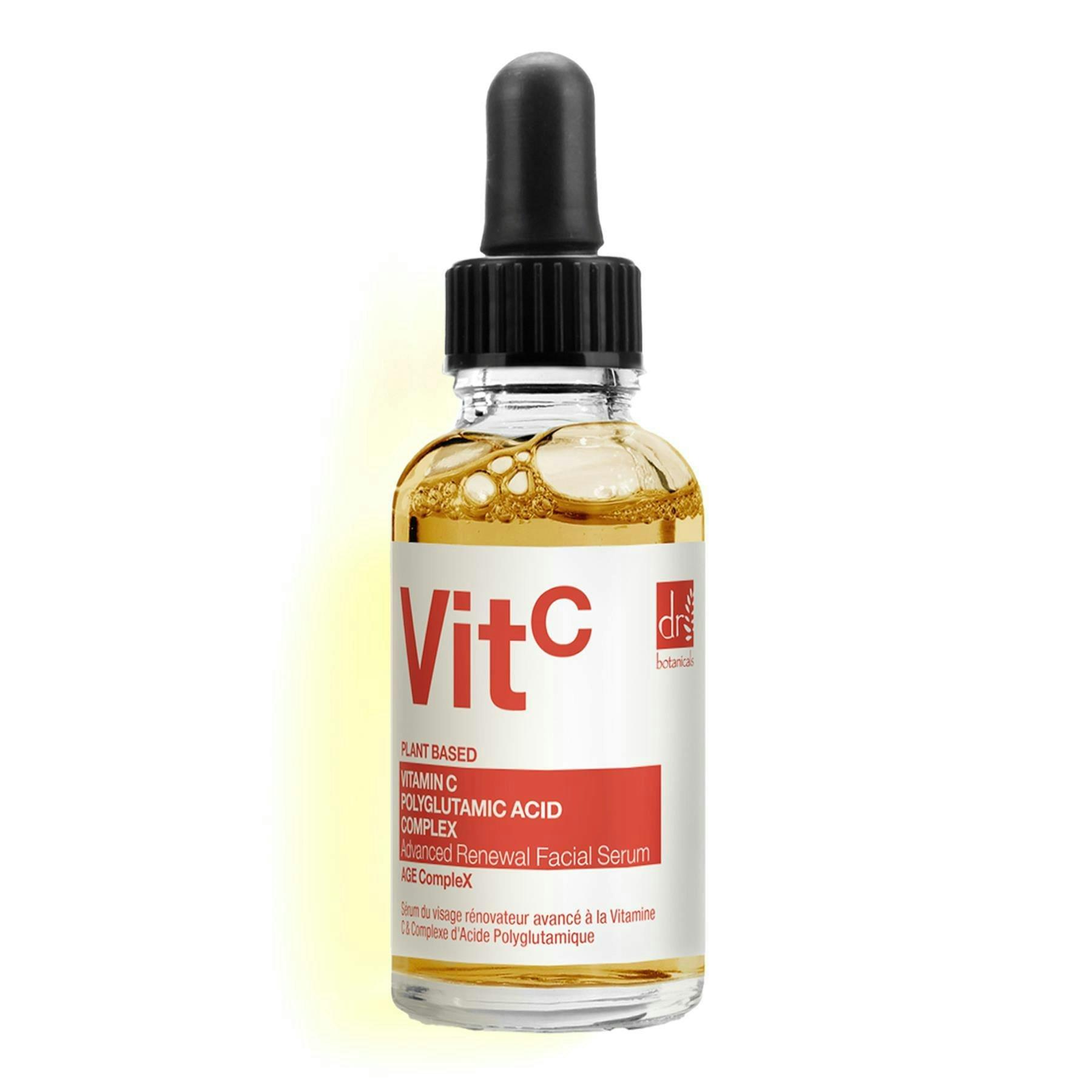 Dr. Botanicals Vitamin C 3% & Polyglutamic Acid Complex 1% & Anti-Ageing Brightening Facial Serum 30ml , view 4 of 5