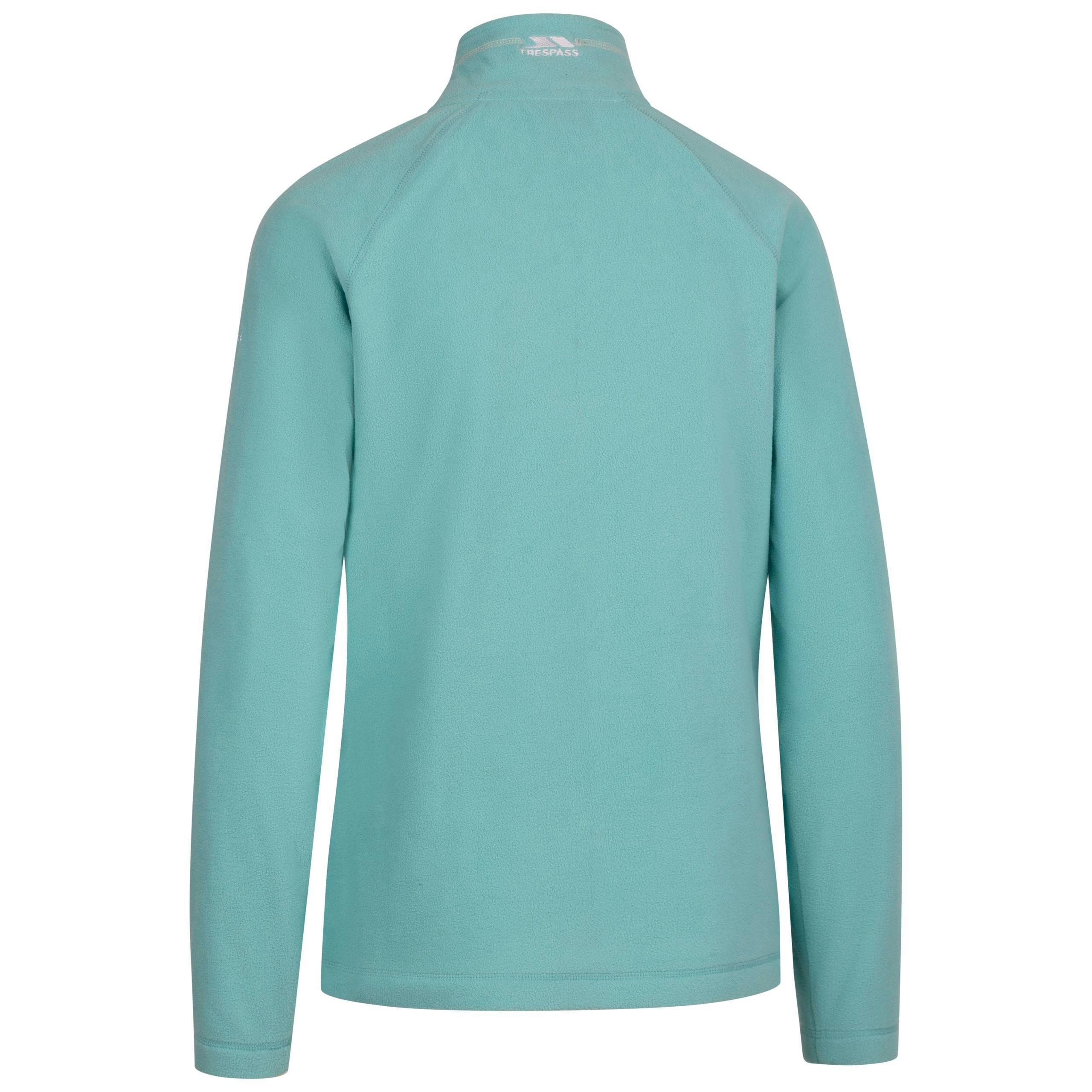 Womens Half Zip Fleece Luiston in Aquamarine , view 2 of 6