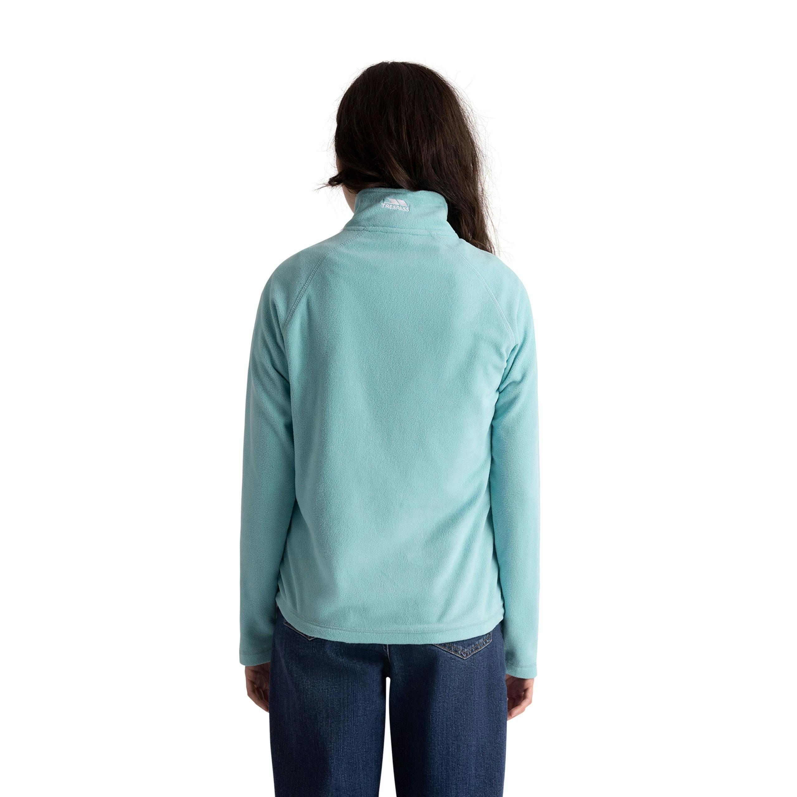 Womens Half Zip Fleece Luiston in Aquamarine , view 5 of 6