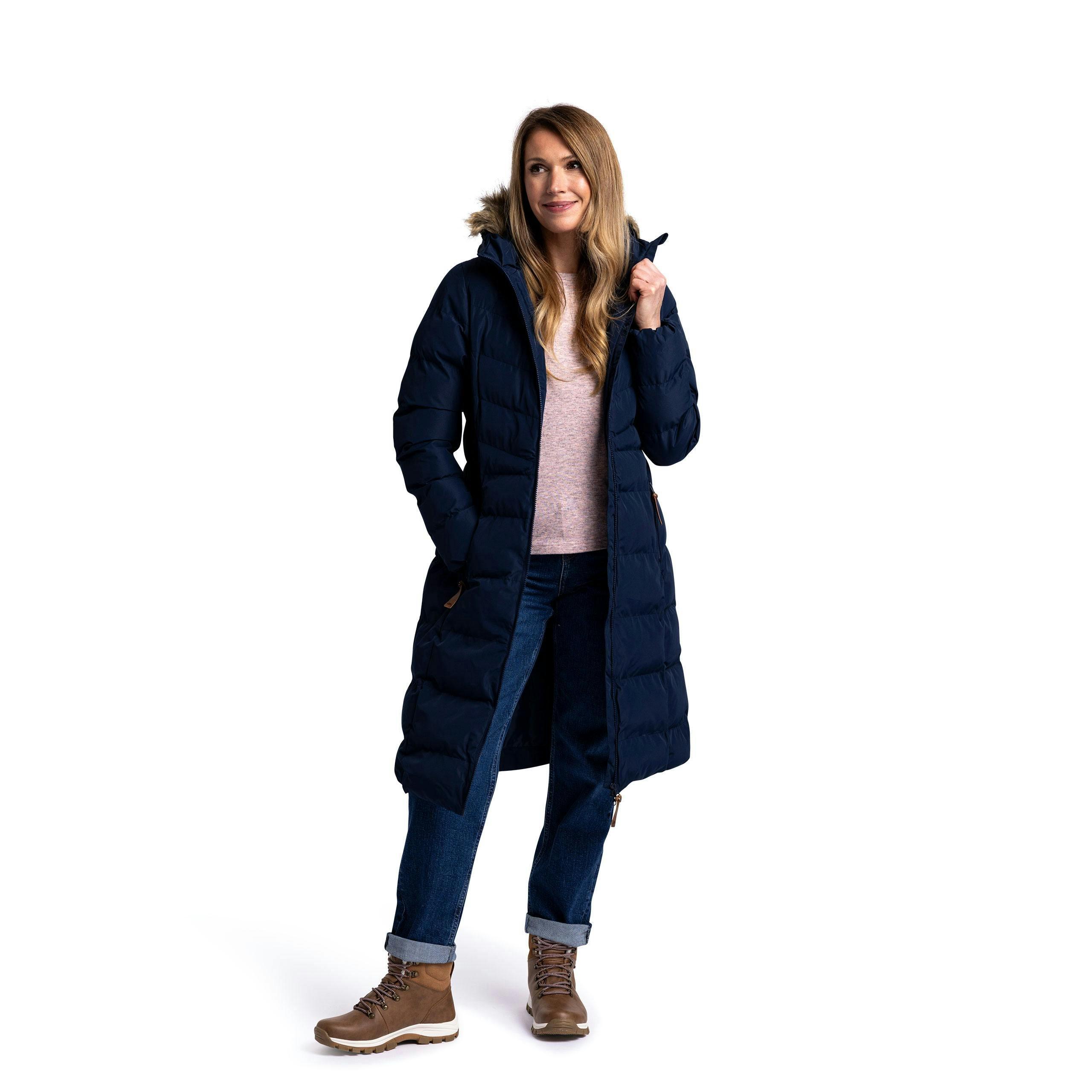 Trespass Women's Casual Jacket Audrey In Navy , view 4 of 6