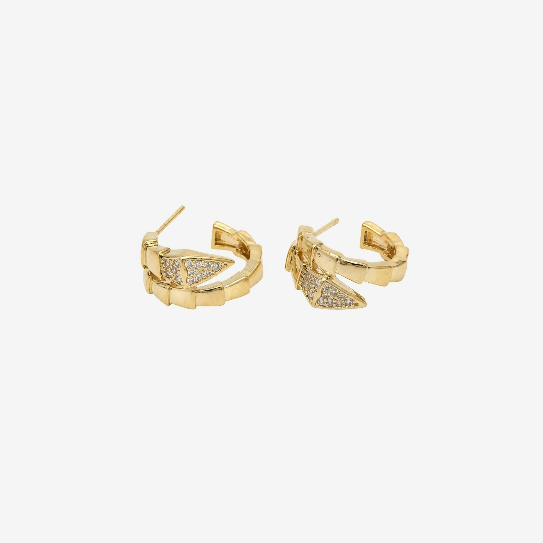 Kin Snake Stone Earrings , view 3 of 5
