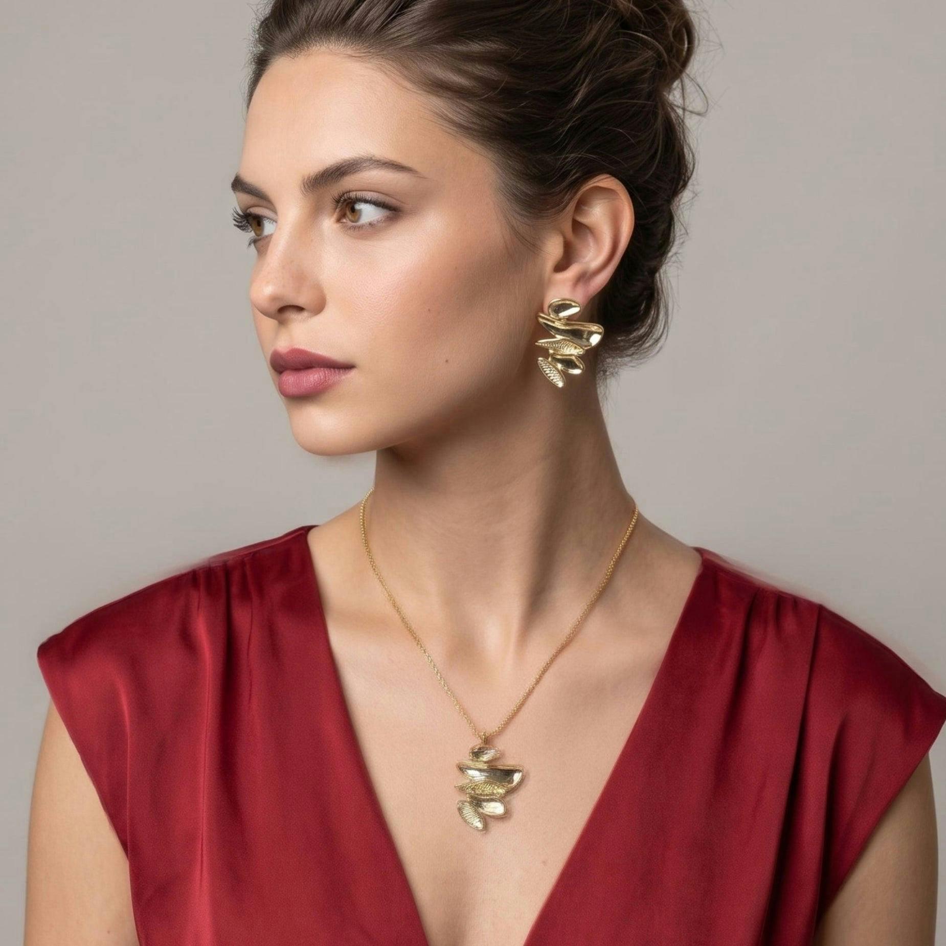 Kin Sculptural Pendant Necklace , view 2 of 5