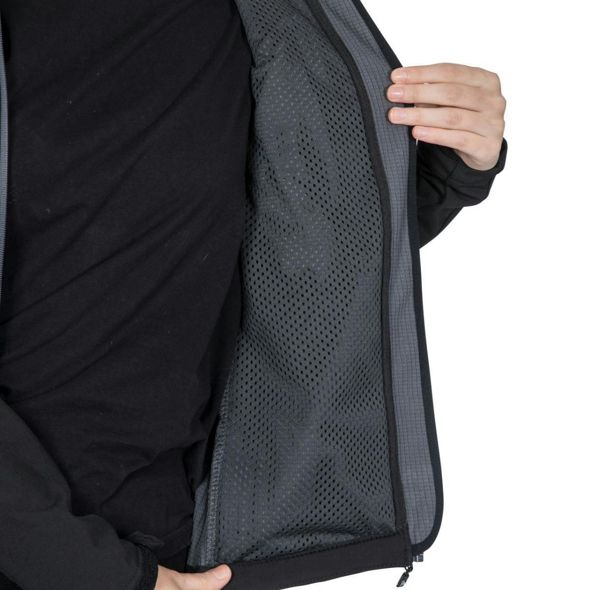 Trespass Womens Softshell Jacket Bela II in Black , view 5 of 6