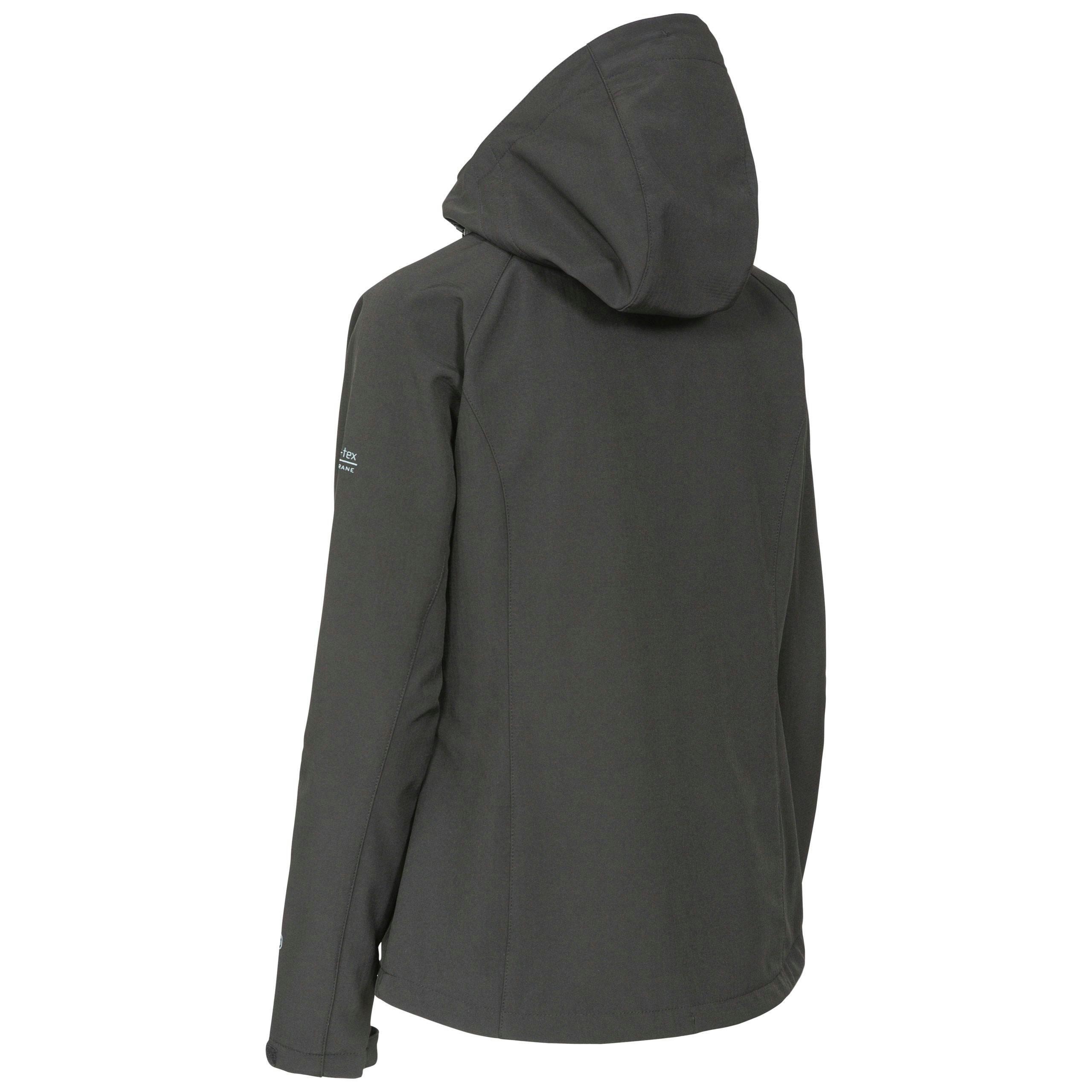 Trespass Womens Softshell Jacket Bela II in Black , view 6 of 6