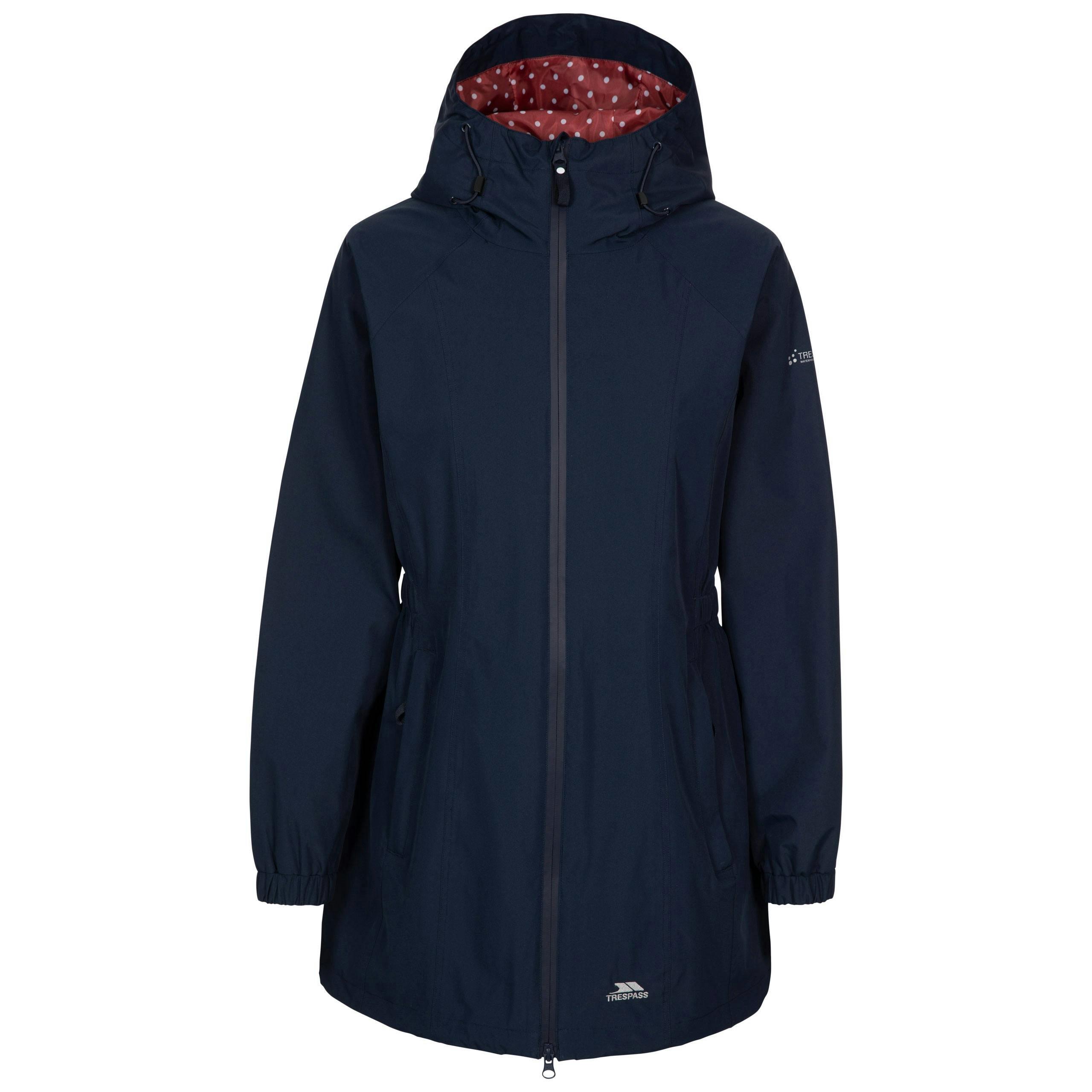 Trespass Womens Waterproof Jacket Daytrip in Navy , view 2 of 6