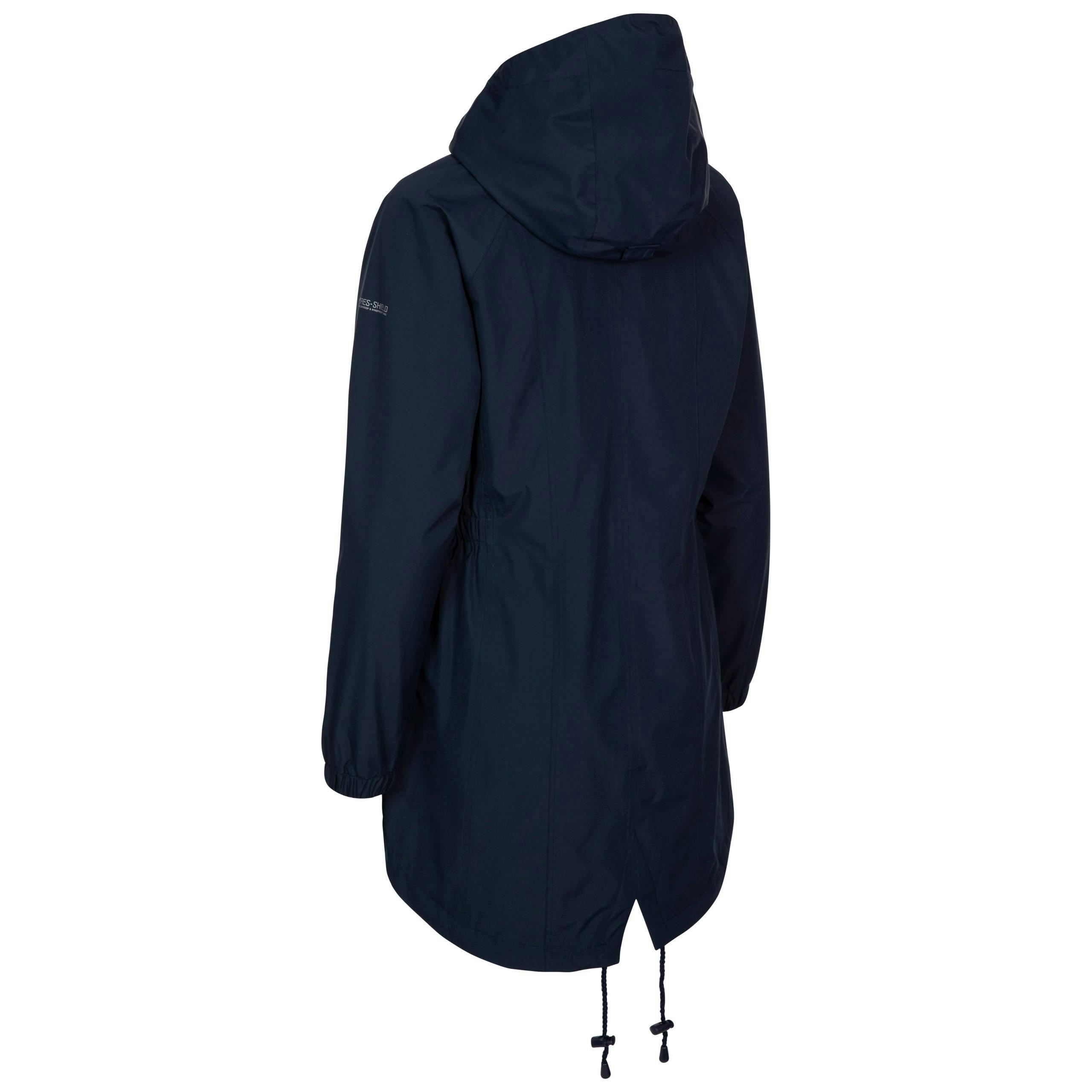 Trespass Womens Waterproof Jacket Daytrip in Navy , view 3 of 6