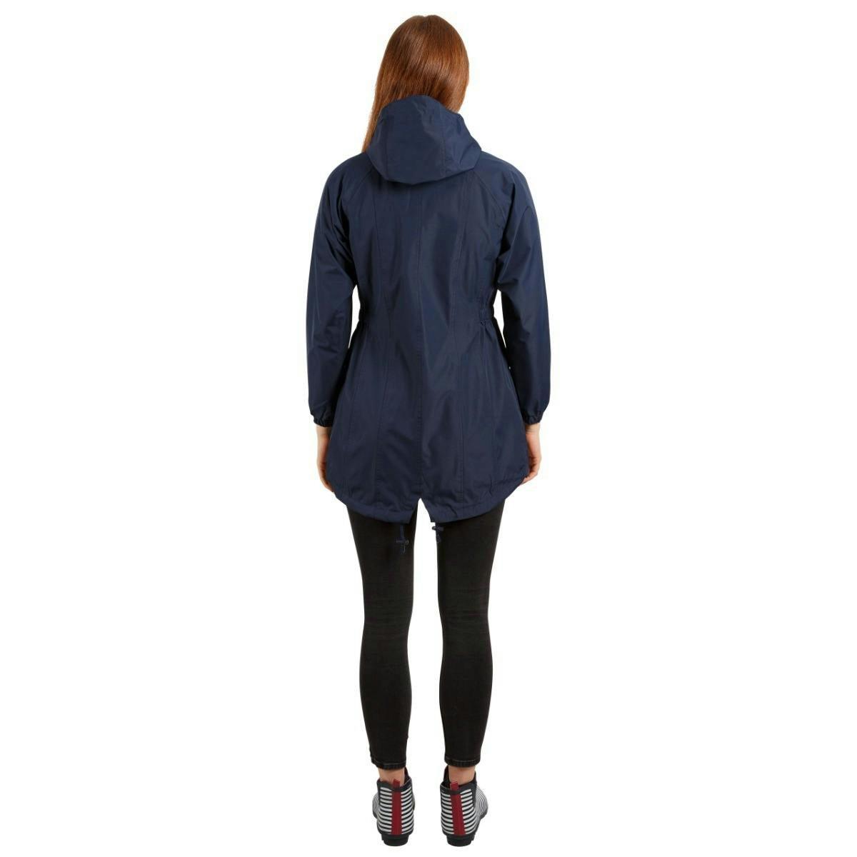 Trespass Womens Waterproof Jacket Daytrip in Navy , view 5 of 6