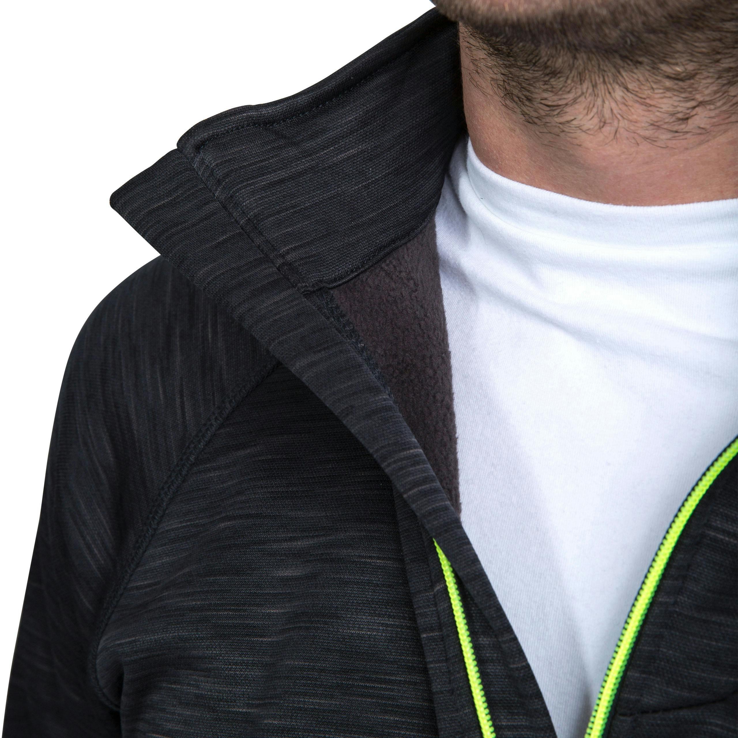 Trespass Men's 1/2 Zip Fleece Collins in Black , view 6 of 6
