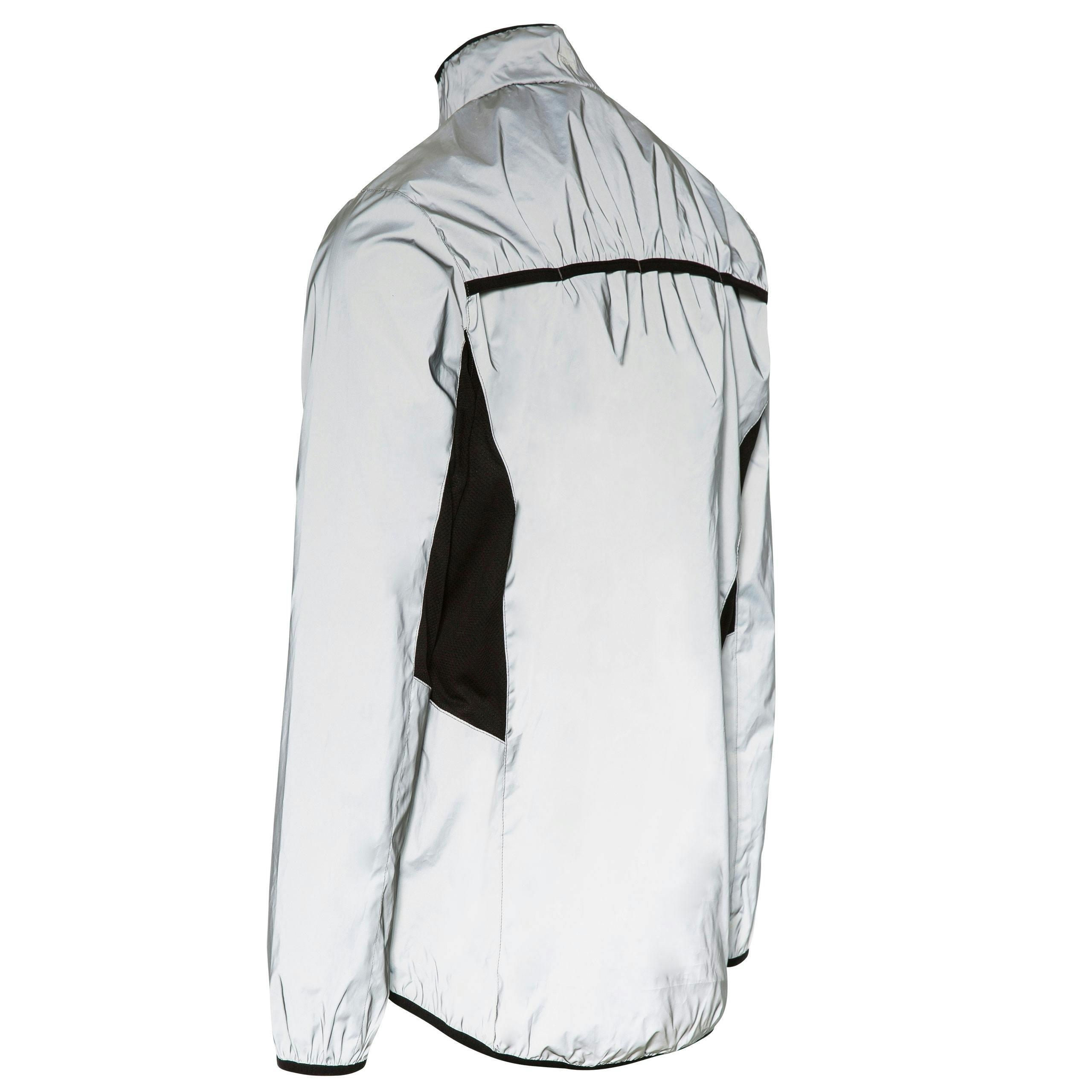 Trespass Men's Ultra Reflective Active Jacket Zig in Light Grey , view 2 of 6