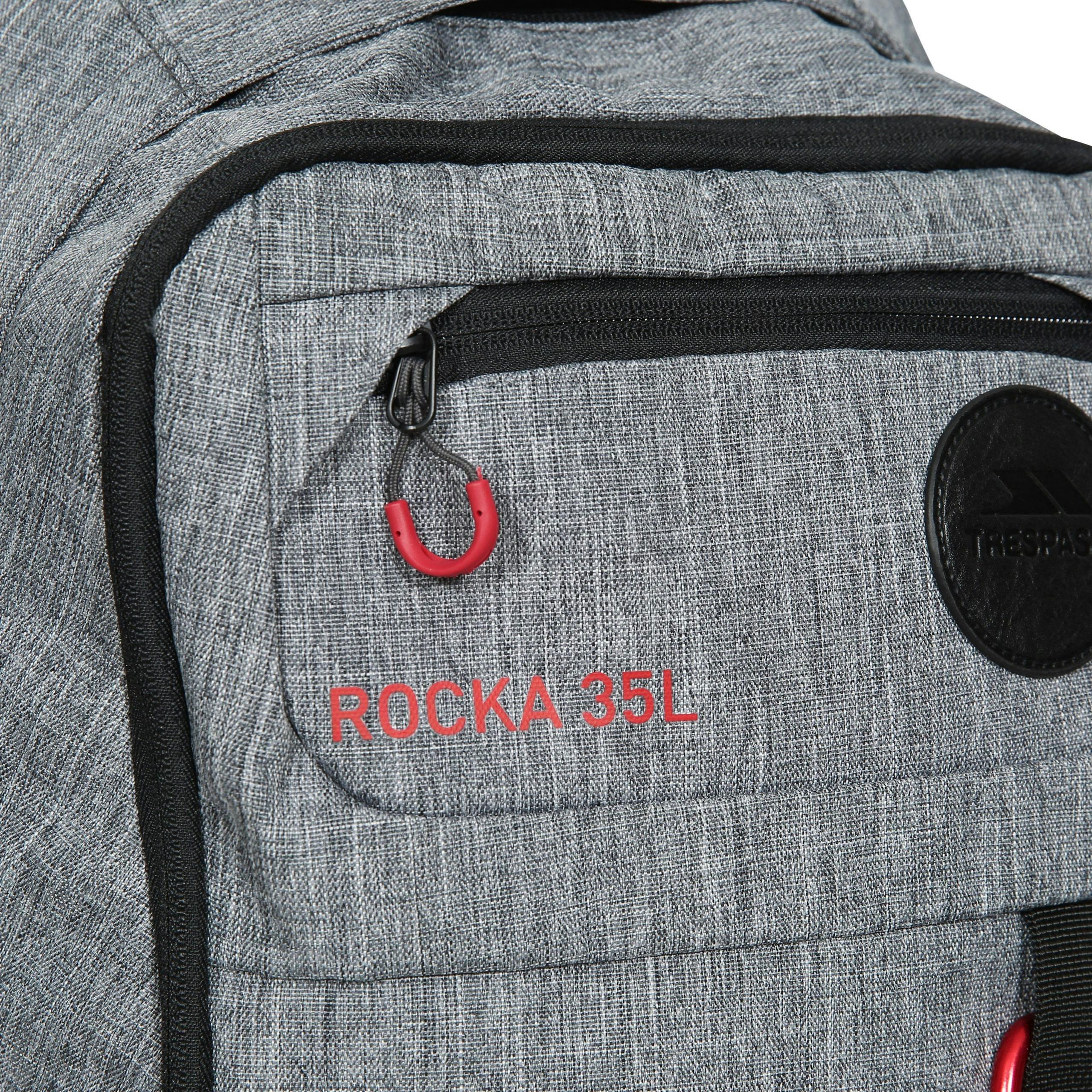 Trespass 35L Backpack in Grey Rocka , view 4 of 5