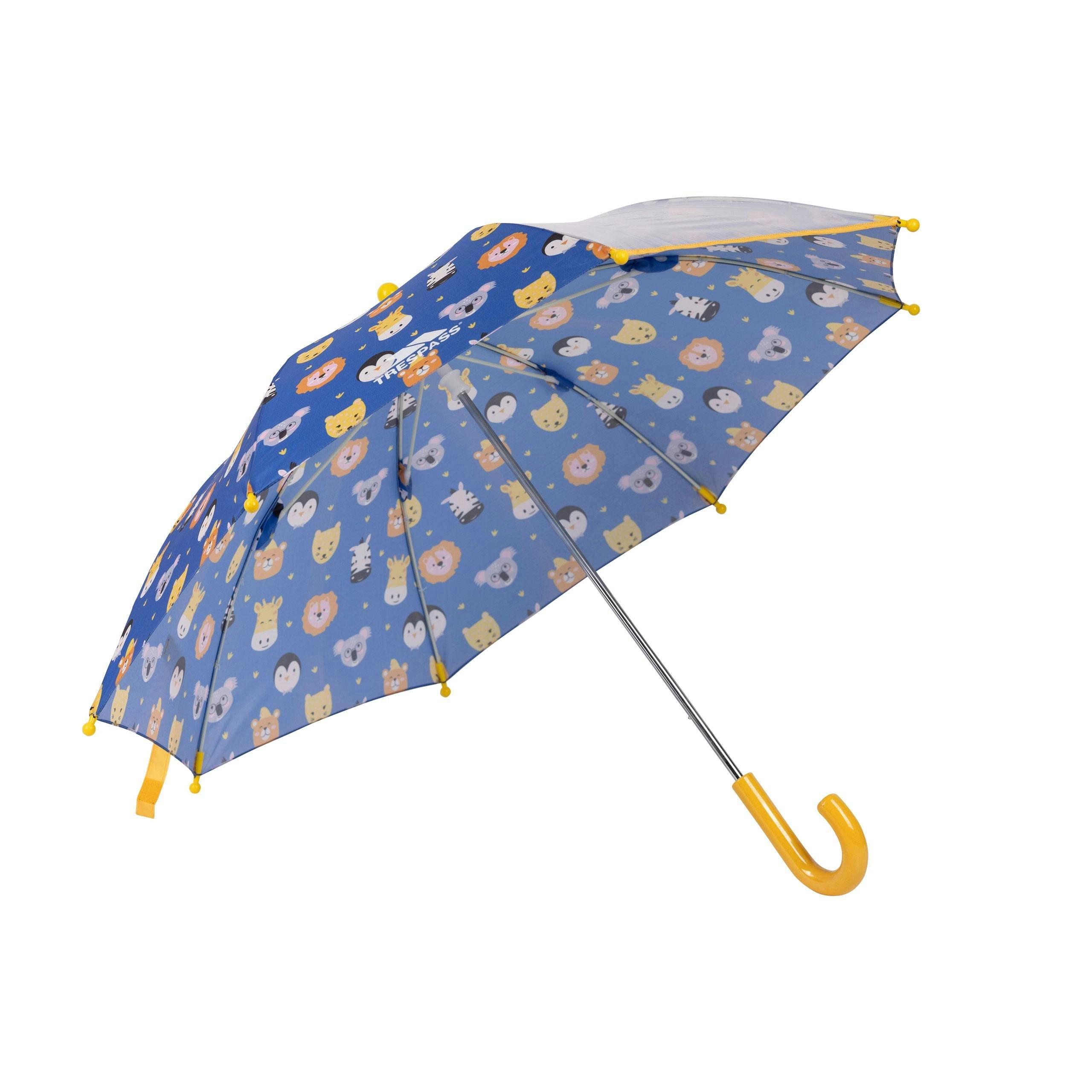 Kids Printed Umbrella Drizzle in Animal Print , view 2 of 6