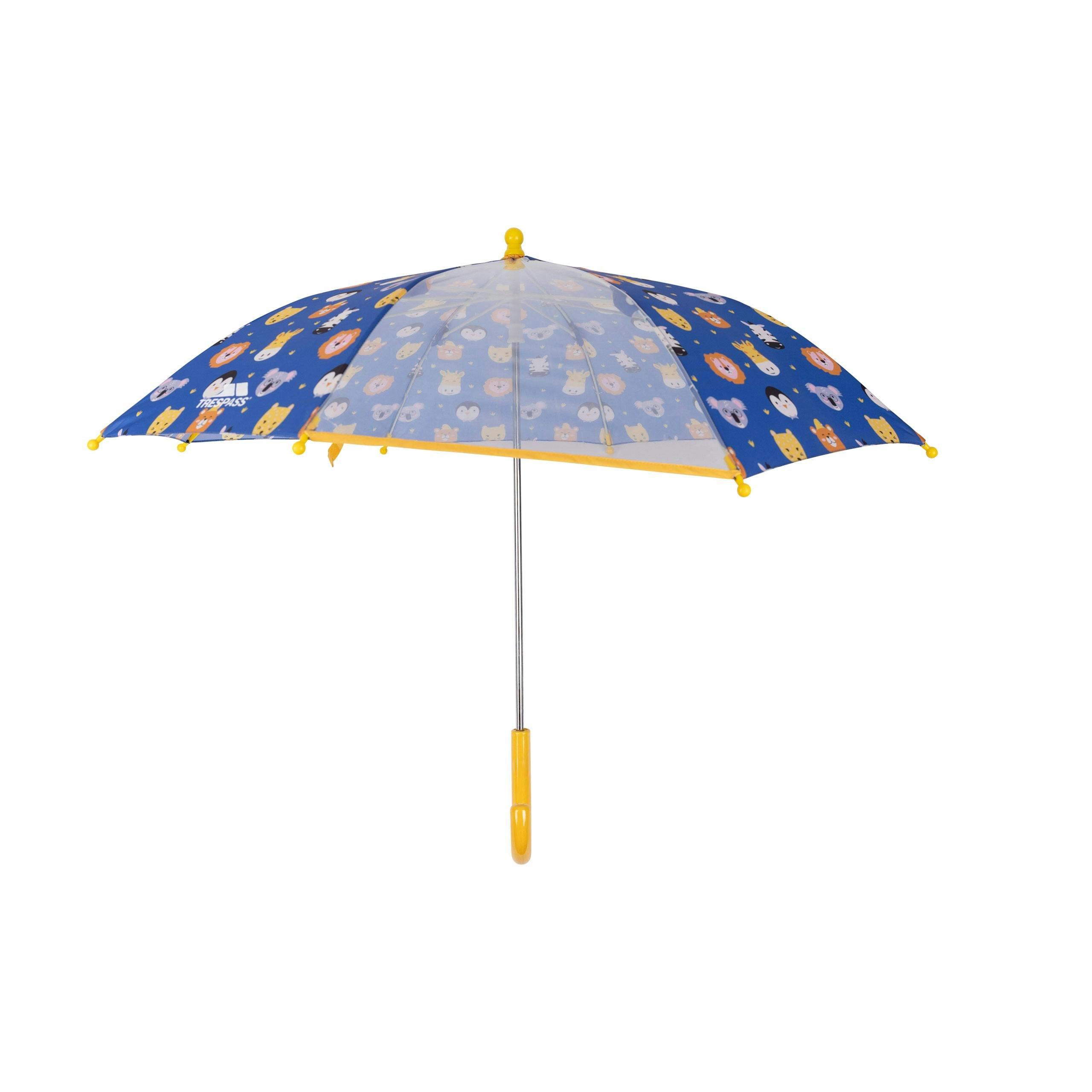 Kids Printed Umbrella Drizzle in Animal Print , view 3 of 6