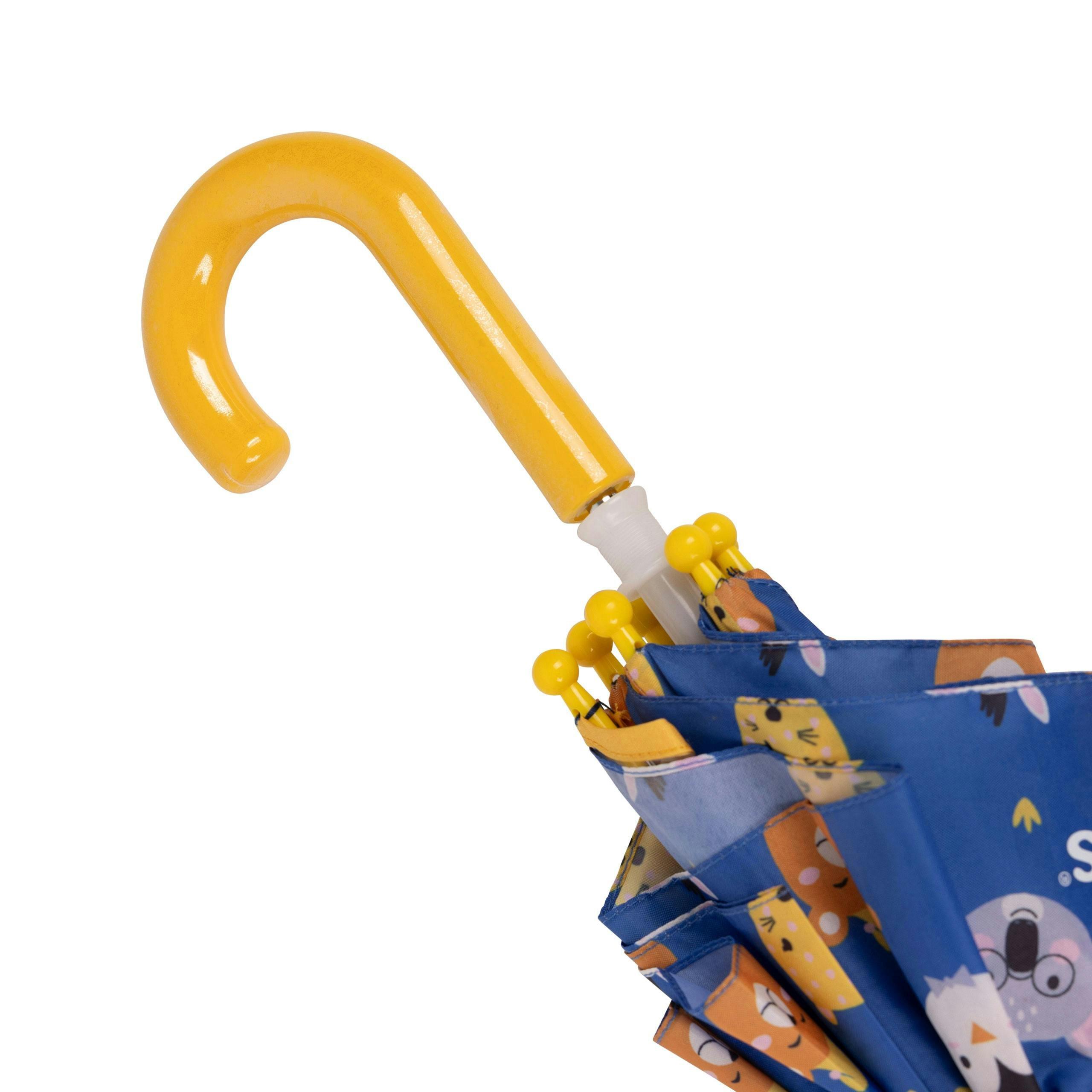 Kids Printed Umbrella Drizzle in Animal Print , view 5 of 6