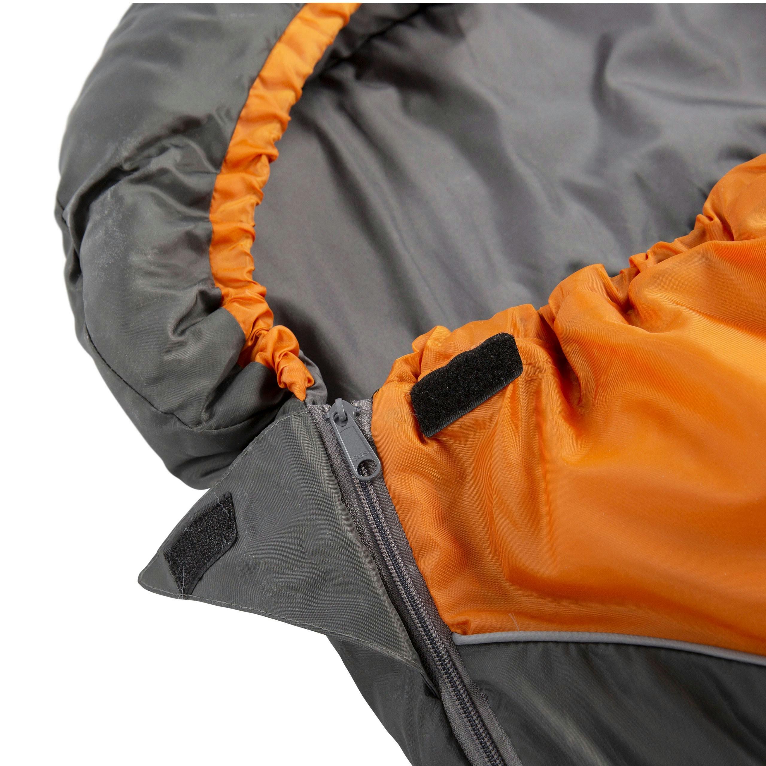 Trespass Kids Sleeping Bag 3 Season Lightweight Bunka In Carrot , view 5 of 6