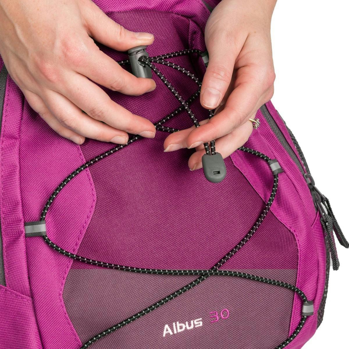 Trespass 30 Litre Multi Function Backpack Albus in Burgundy , view 6 of 6