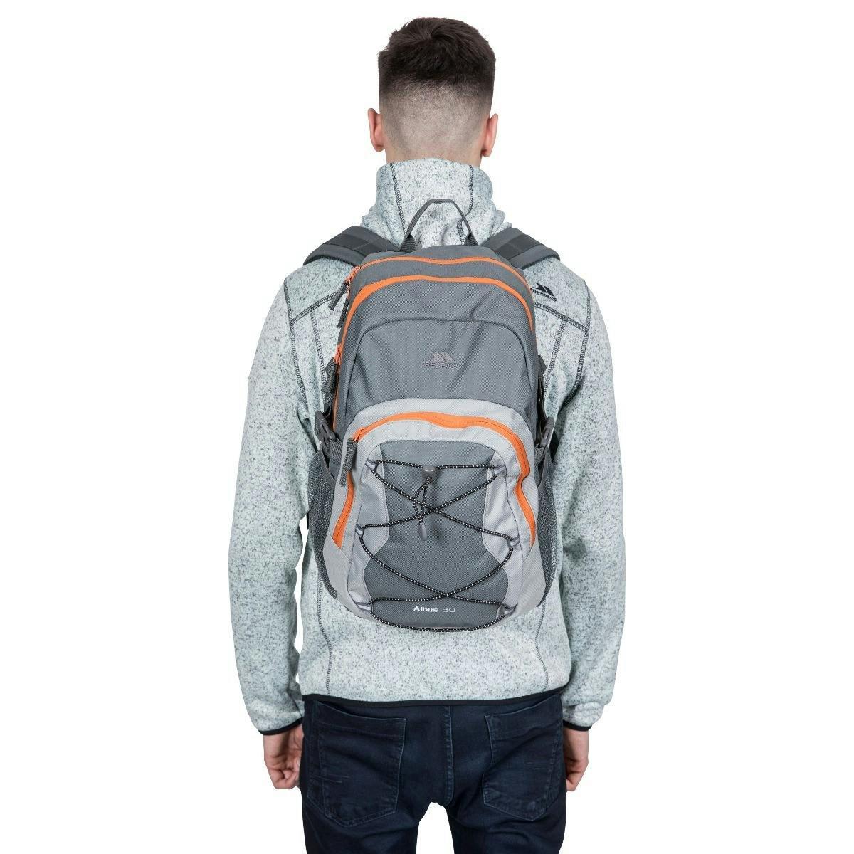 Trespass 30L Backpack Albus in Grey , view 5 of 6