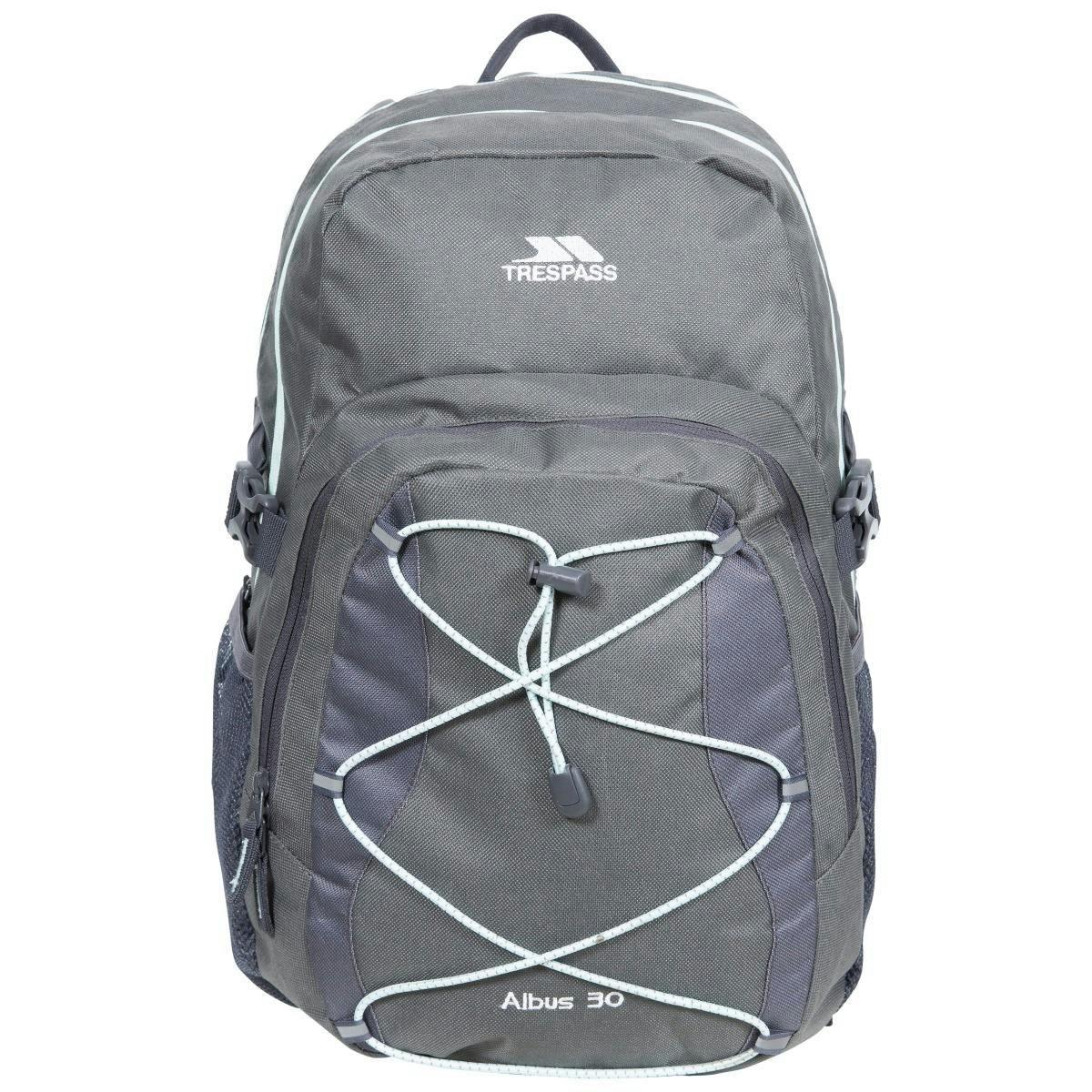 Trespass 30 Litre Multi Function Backpack Albus in Carbon , view 2 of 6