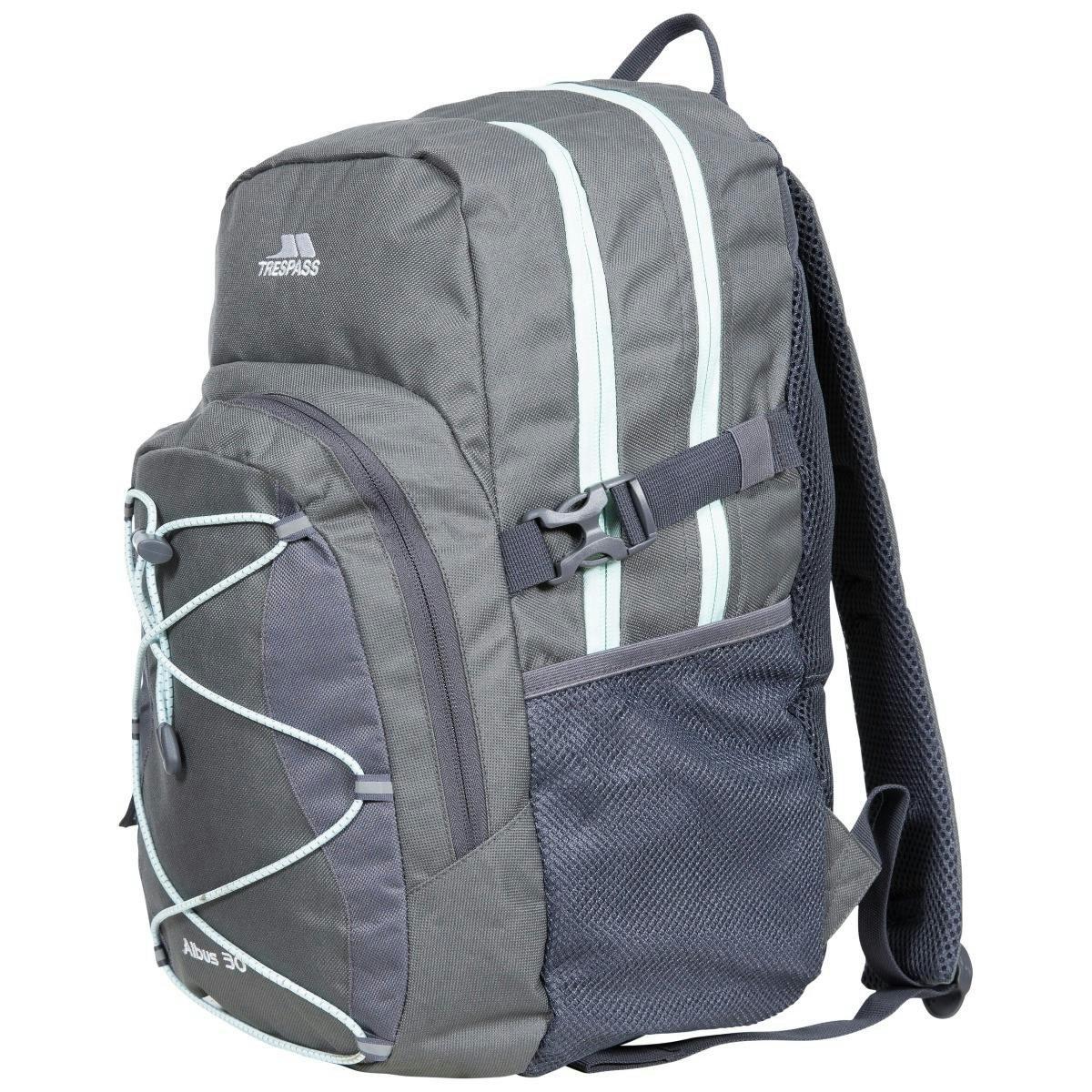 Trespass 30 Litre Multi Function Backpack Albus in Carbon , view 3 of 6