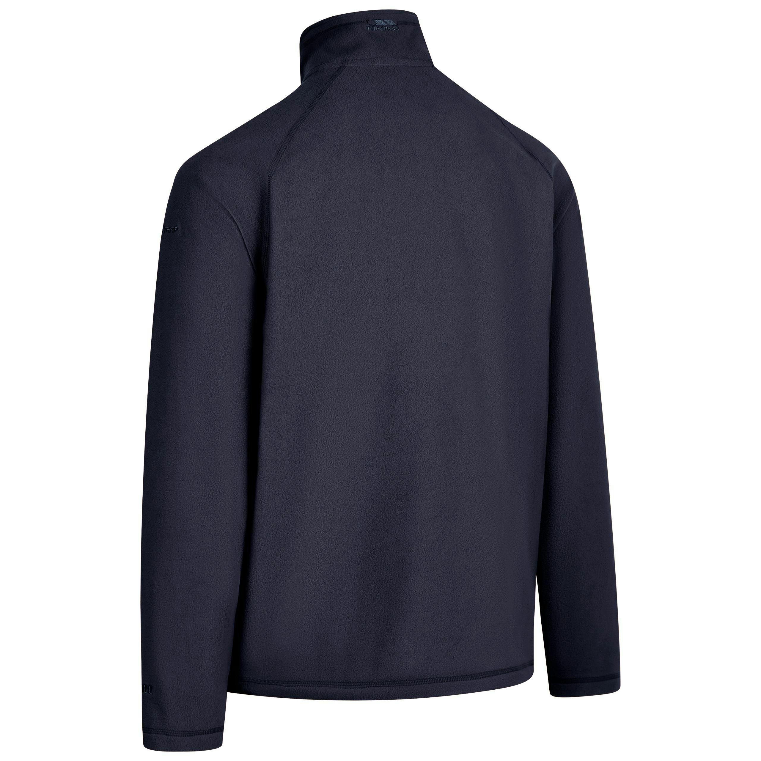 Mens Half Zip Fleece Eliston in Navy , view 2 of 6
