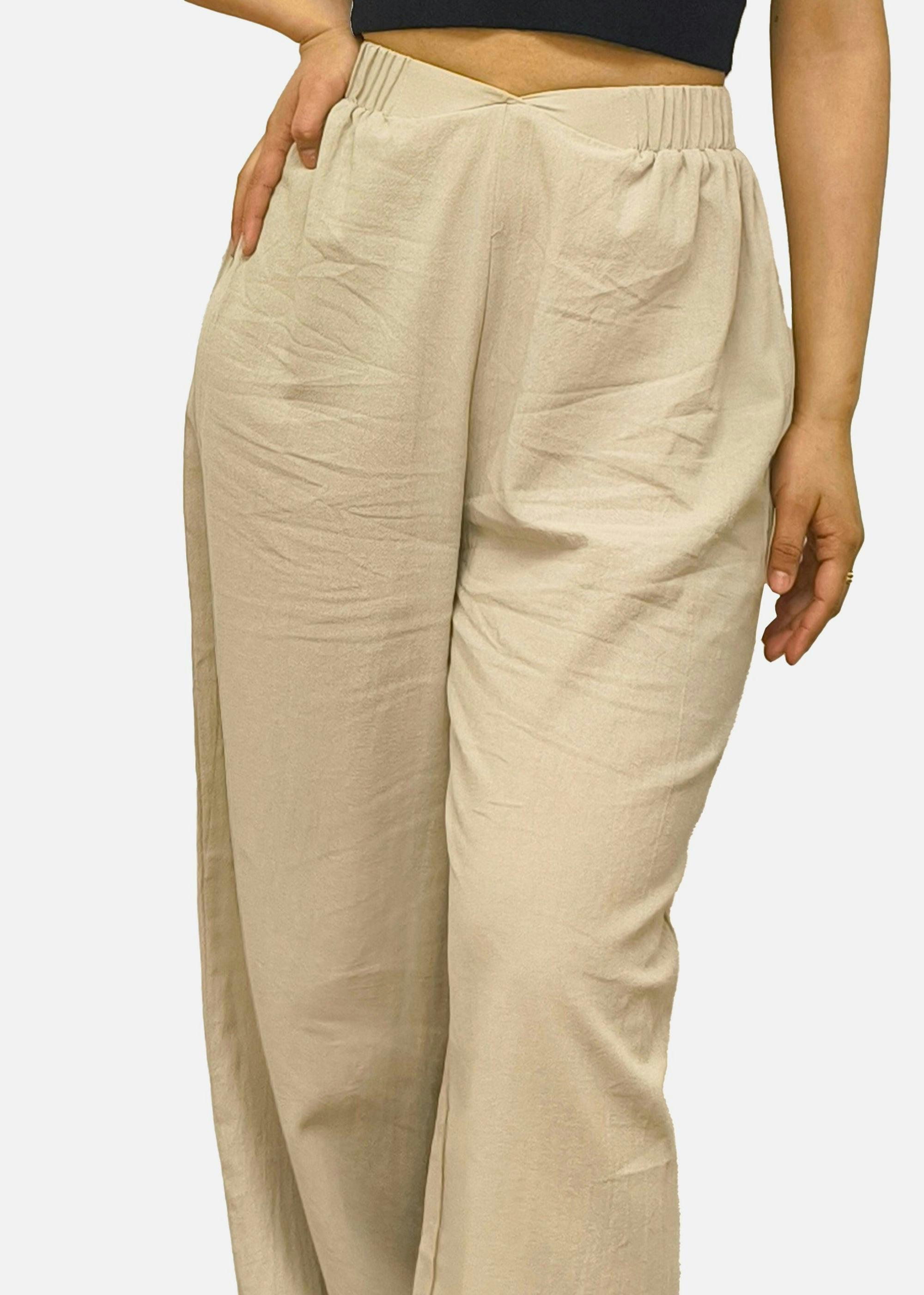 Stone Waist Band Detail Wide Leg trouser , view 2 of 4