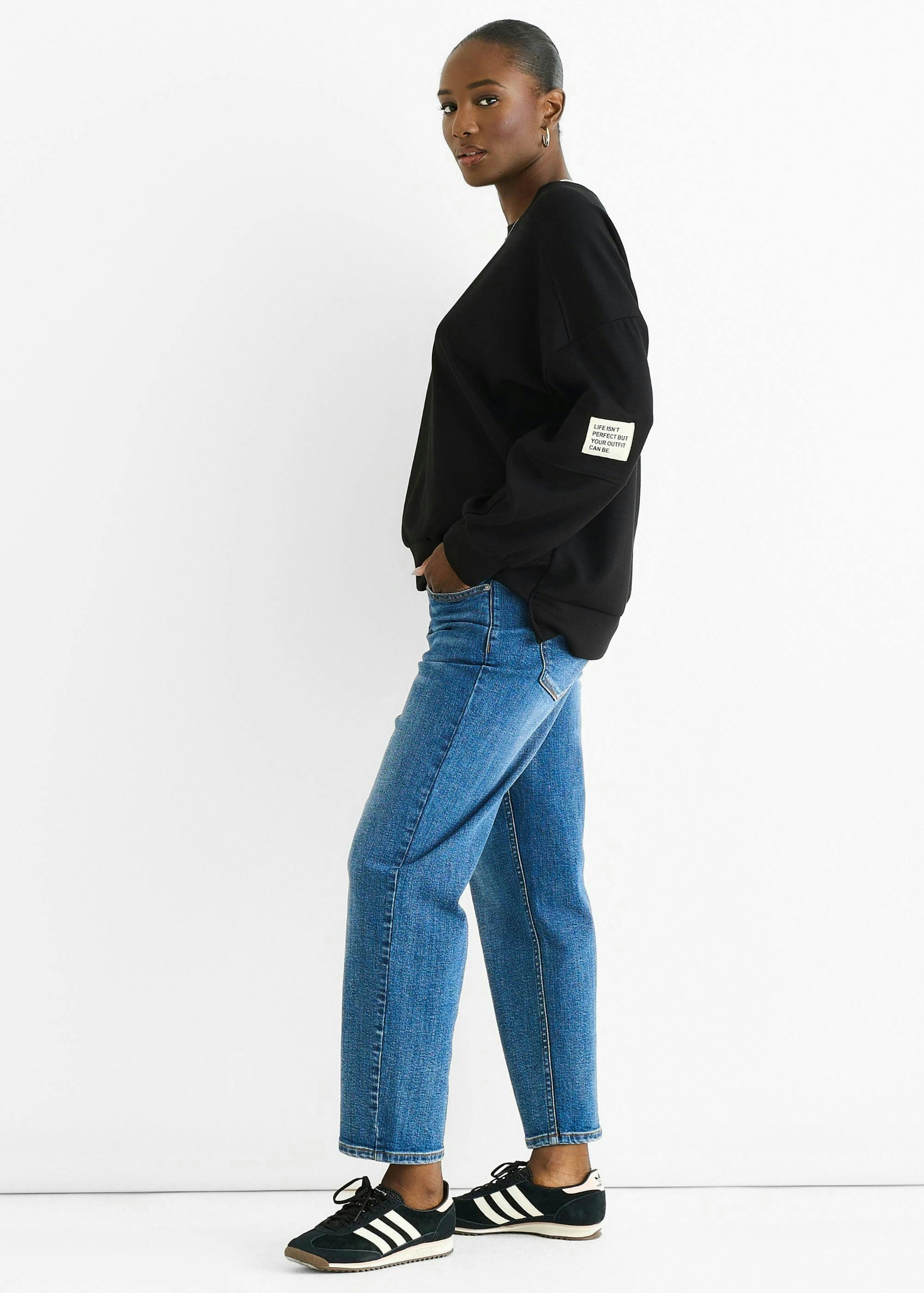 Black Soft Lightweight Pull Over  Jumper , view 4 of 4