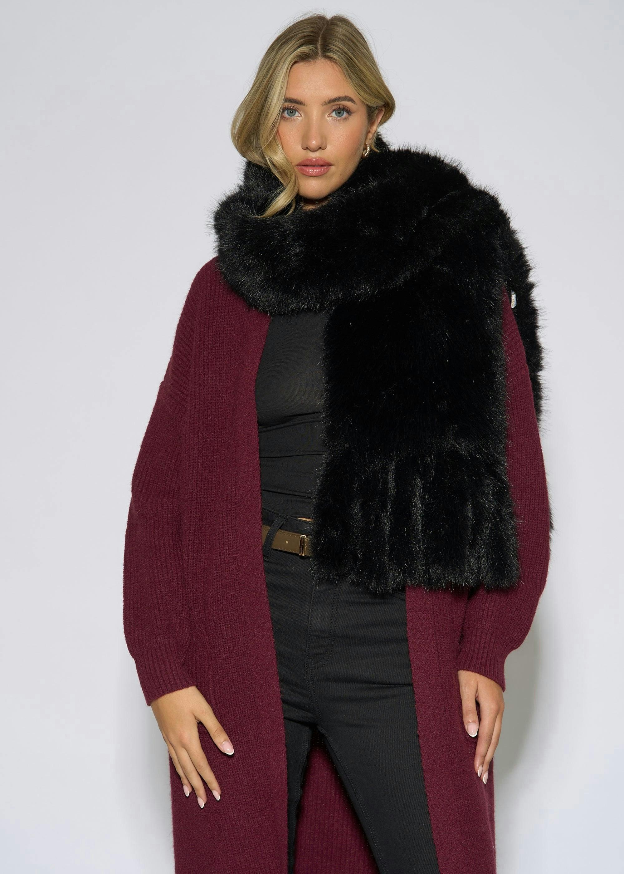 Mulberry Edge To Edge Longline Knit Cardigan , view 3 of 4