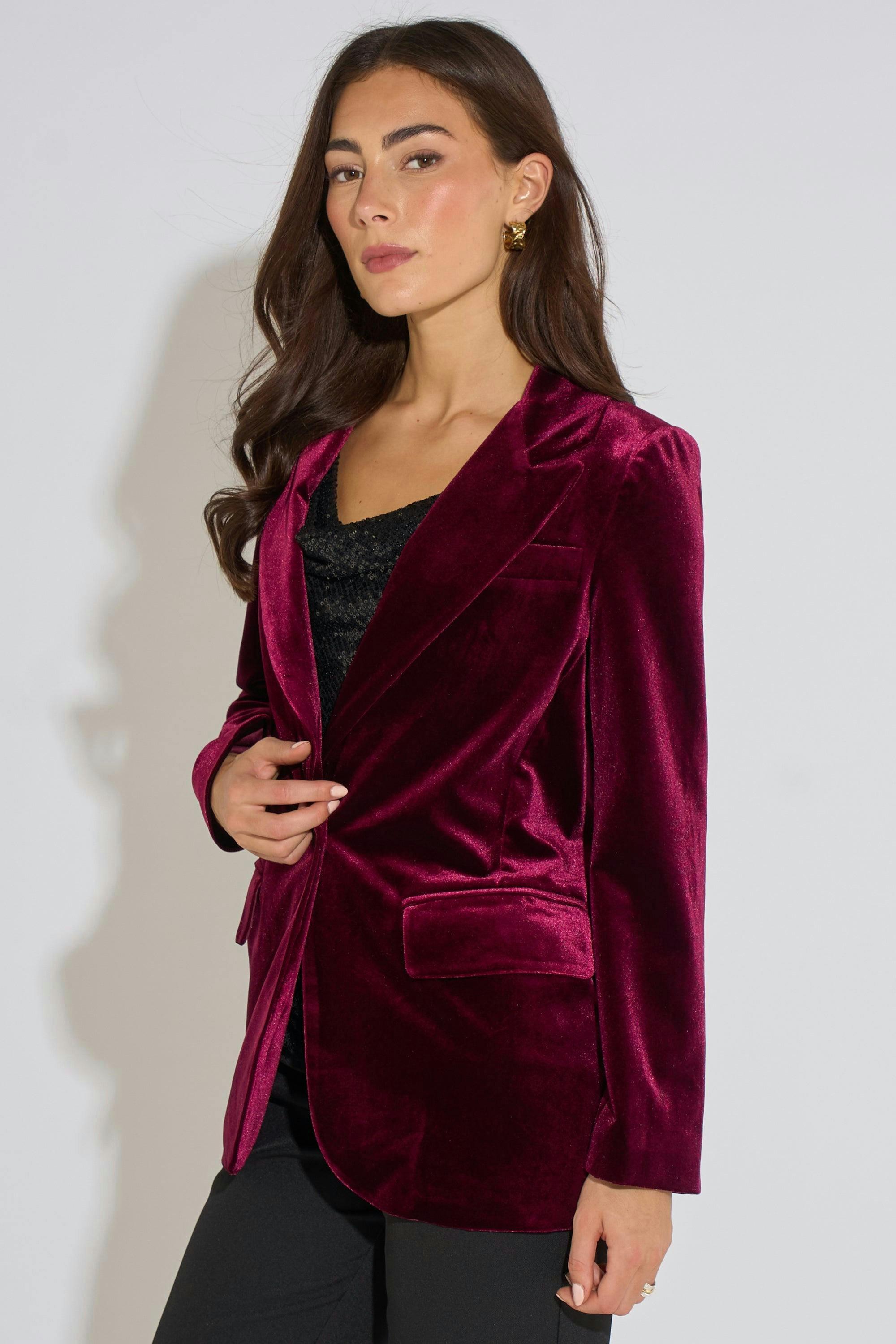 Mulberry Velour Jacket , view 4 of 5