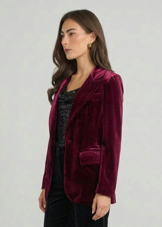 Mulberry Velour Jacket , view 5 of 5