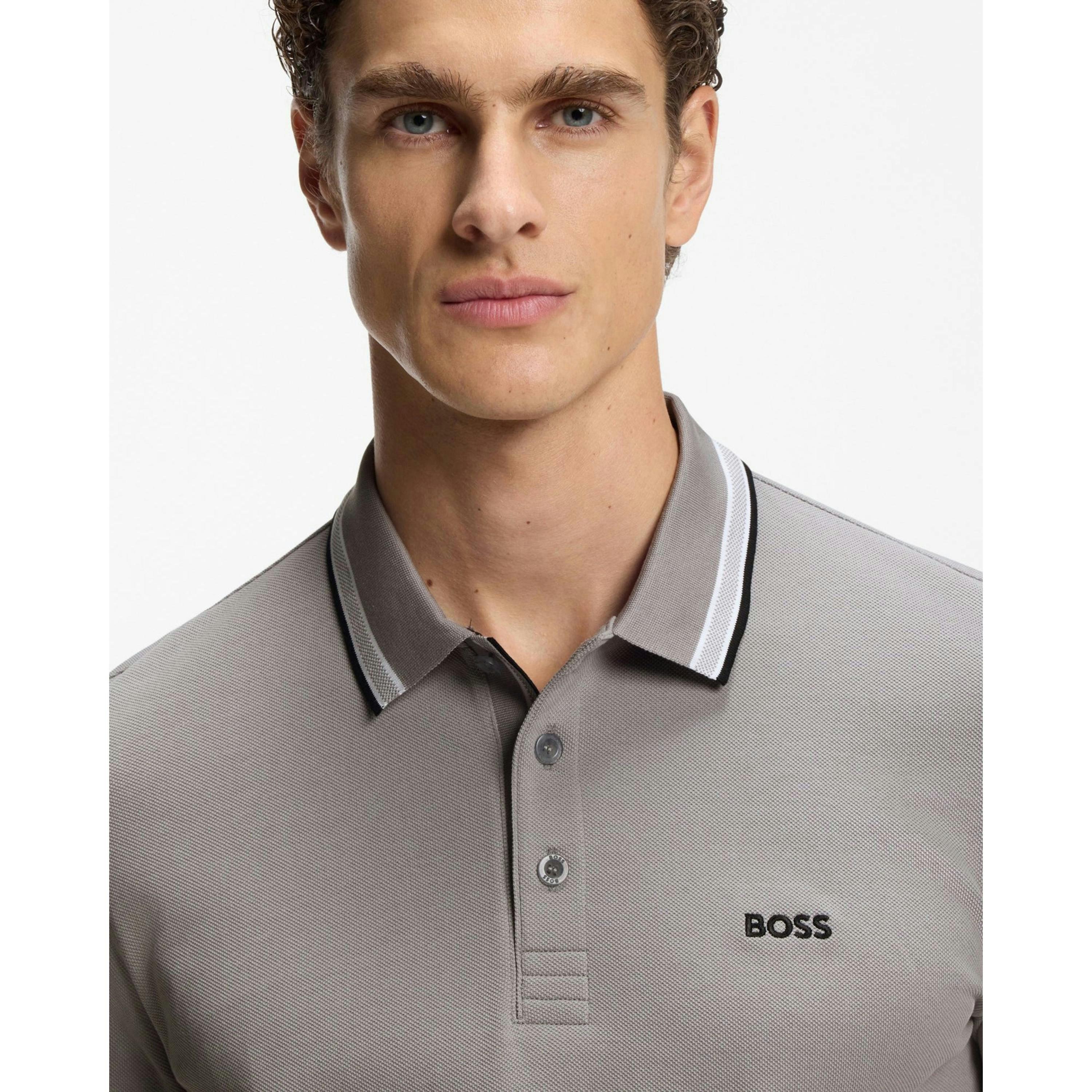 Hugo Boss Polo Shirt  in Silver , view 3 of 4