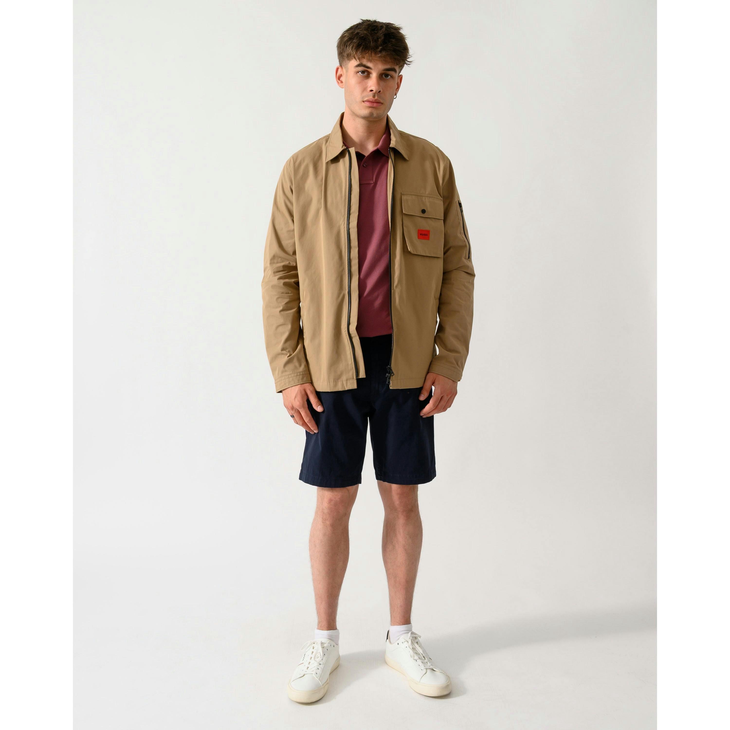 Hugo Boss Overshirts  in Wine , view 5 of 6