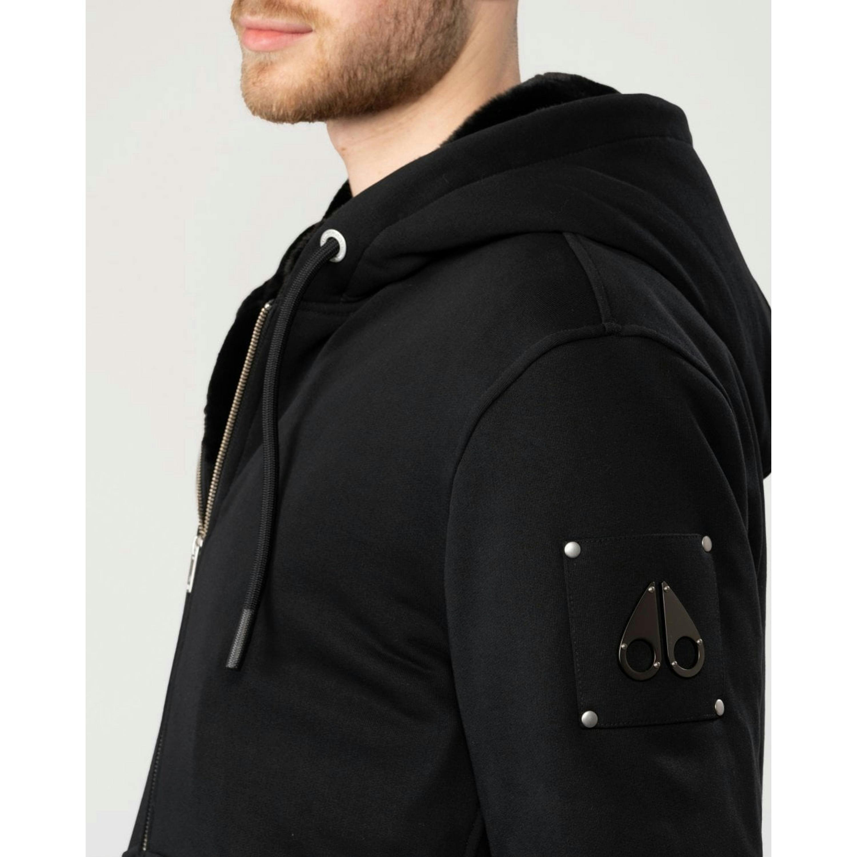 Moose Knuckles Hoodie  in Black , view 3 of 5