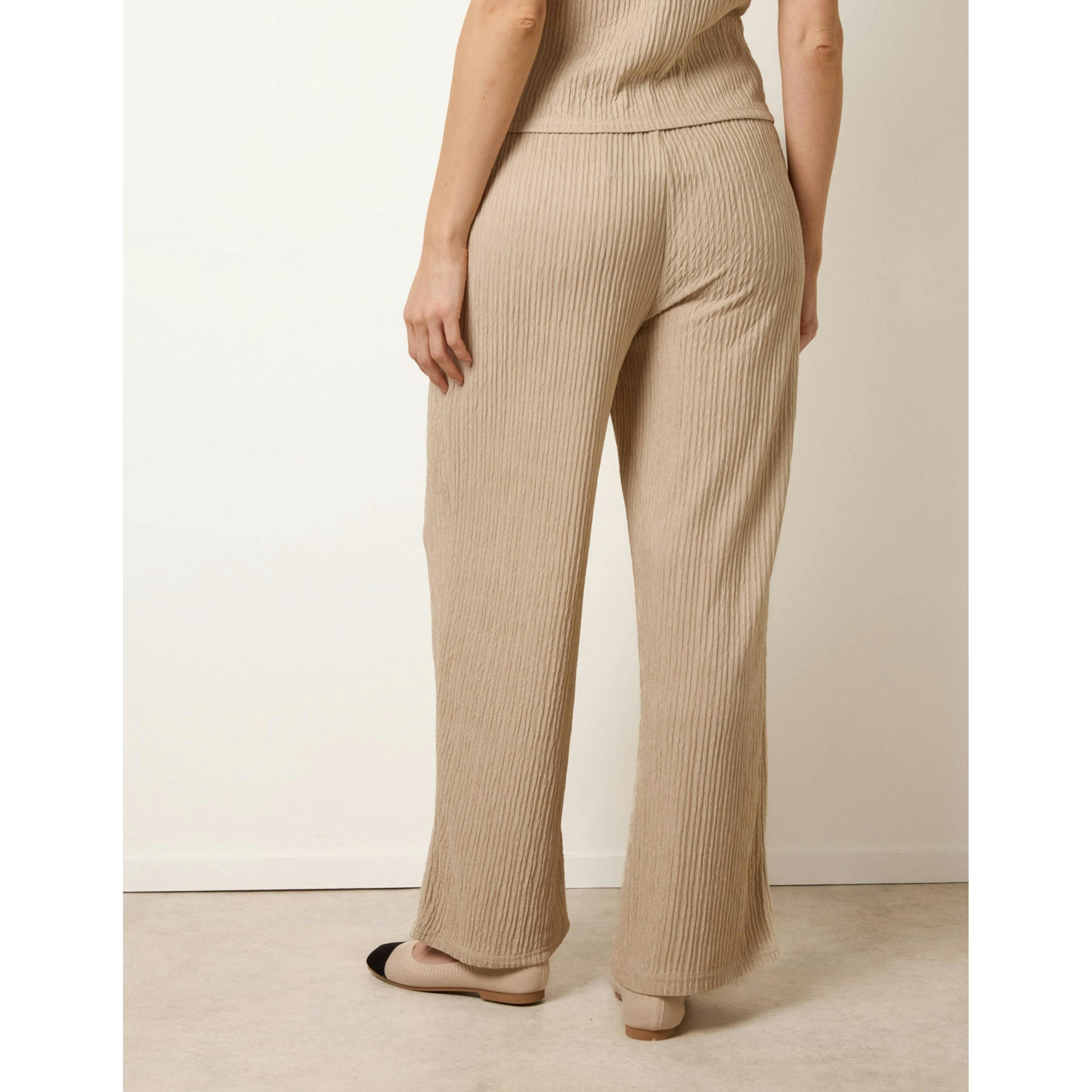 Blue Vanilla Wide Leg Trousers  in Stone , view 2 of 4