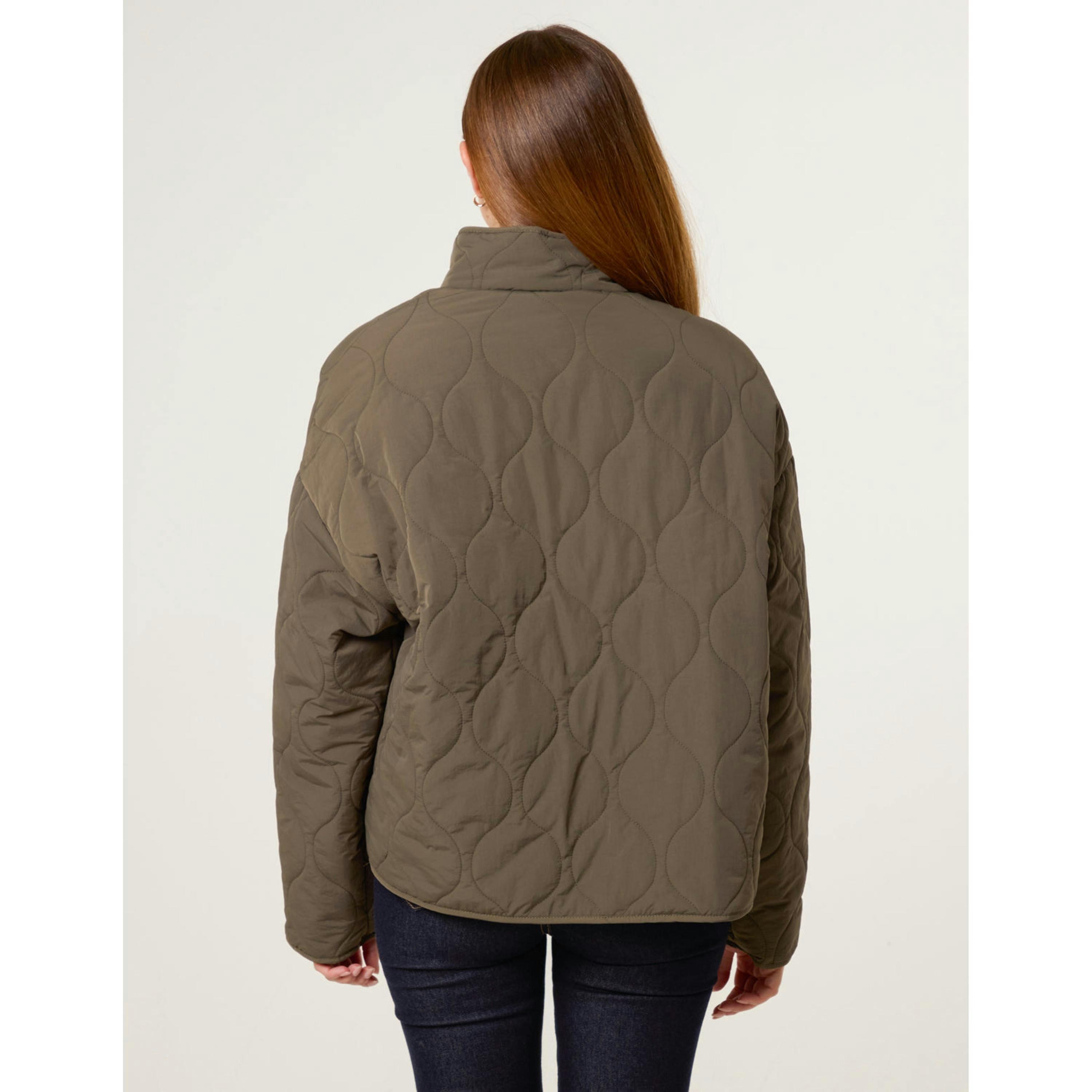 Blue Vanilla Quilted Jacket  in Khaki , view 2 of 4