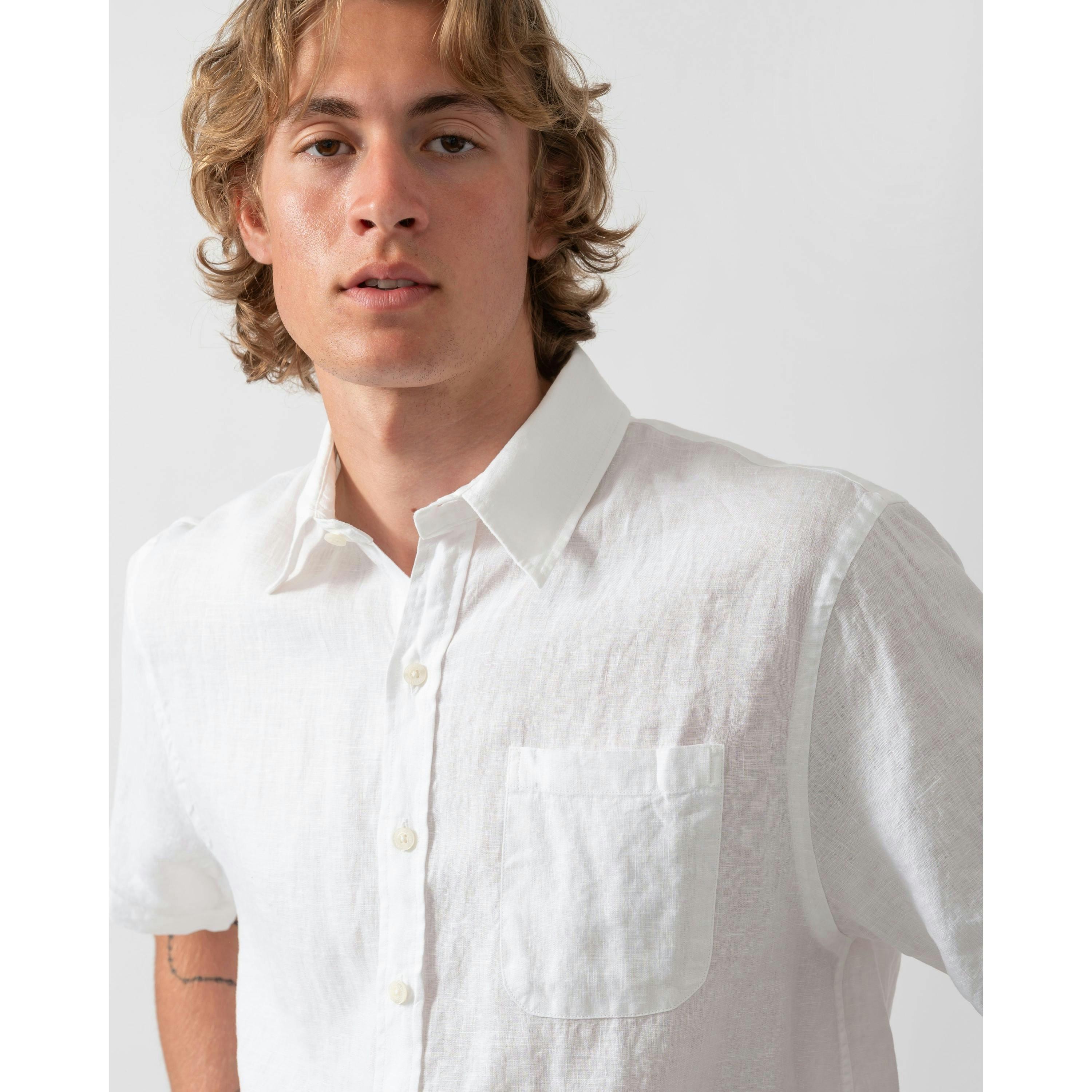 Colourful Standard Shirt  in White , view 3 of 4