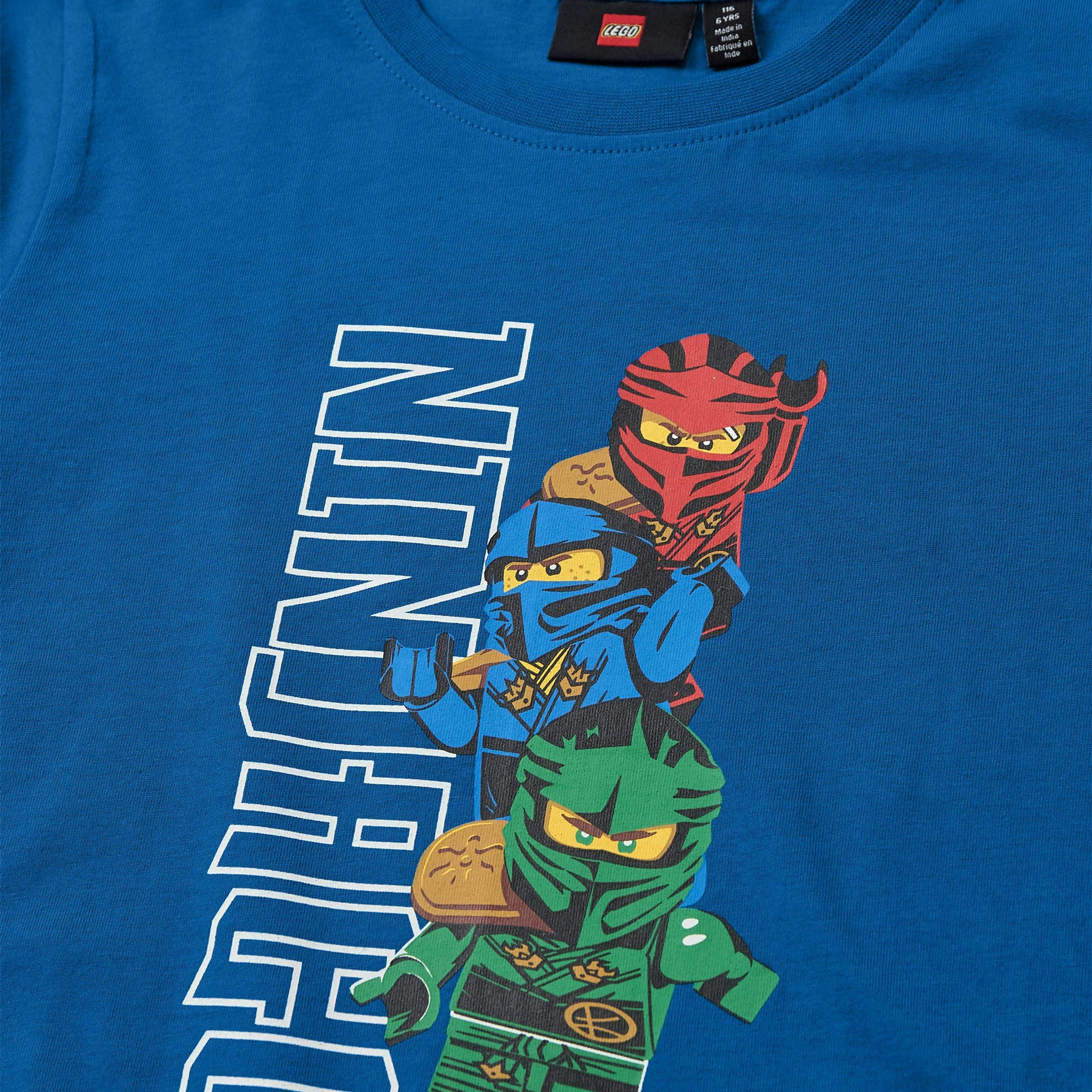 LEGO® NINJAGO® Baby Long Sleeve T-Shirt, Blue , view 3 of 5