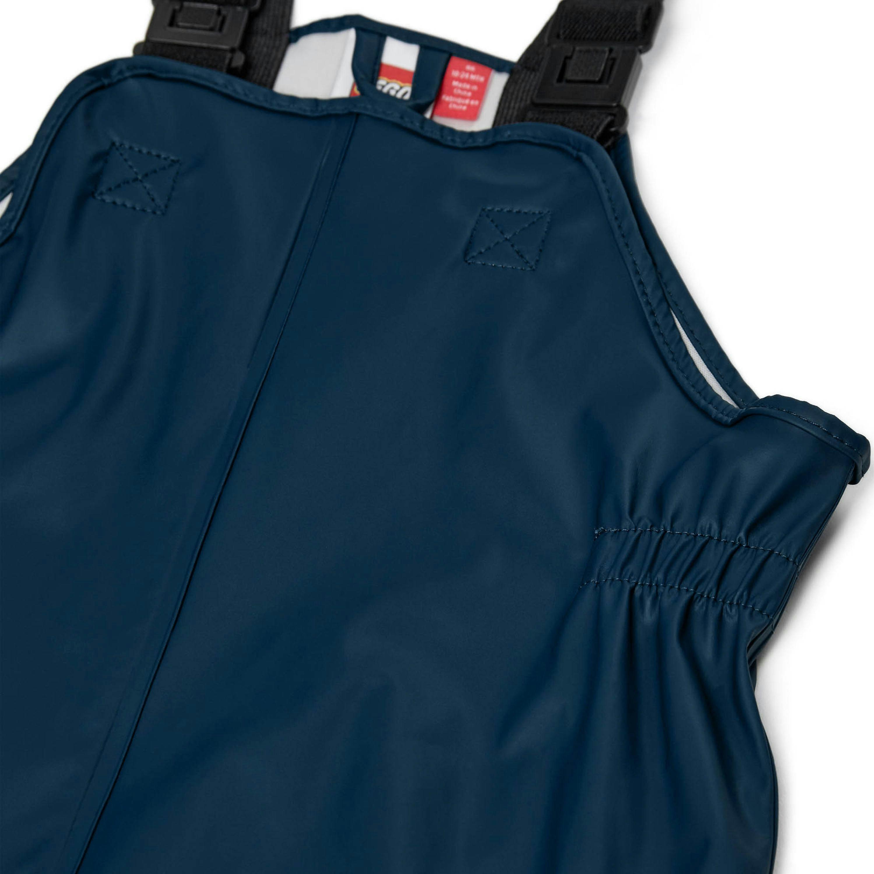 LEGO® Baby Unisex PU Rain Jacket & Pants Play Suit Set, Navy , view 5 of 5