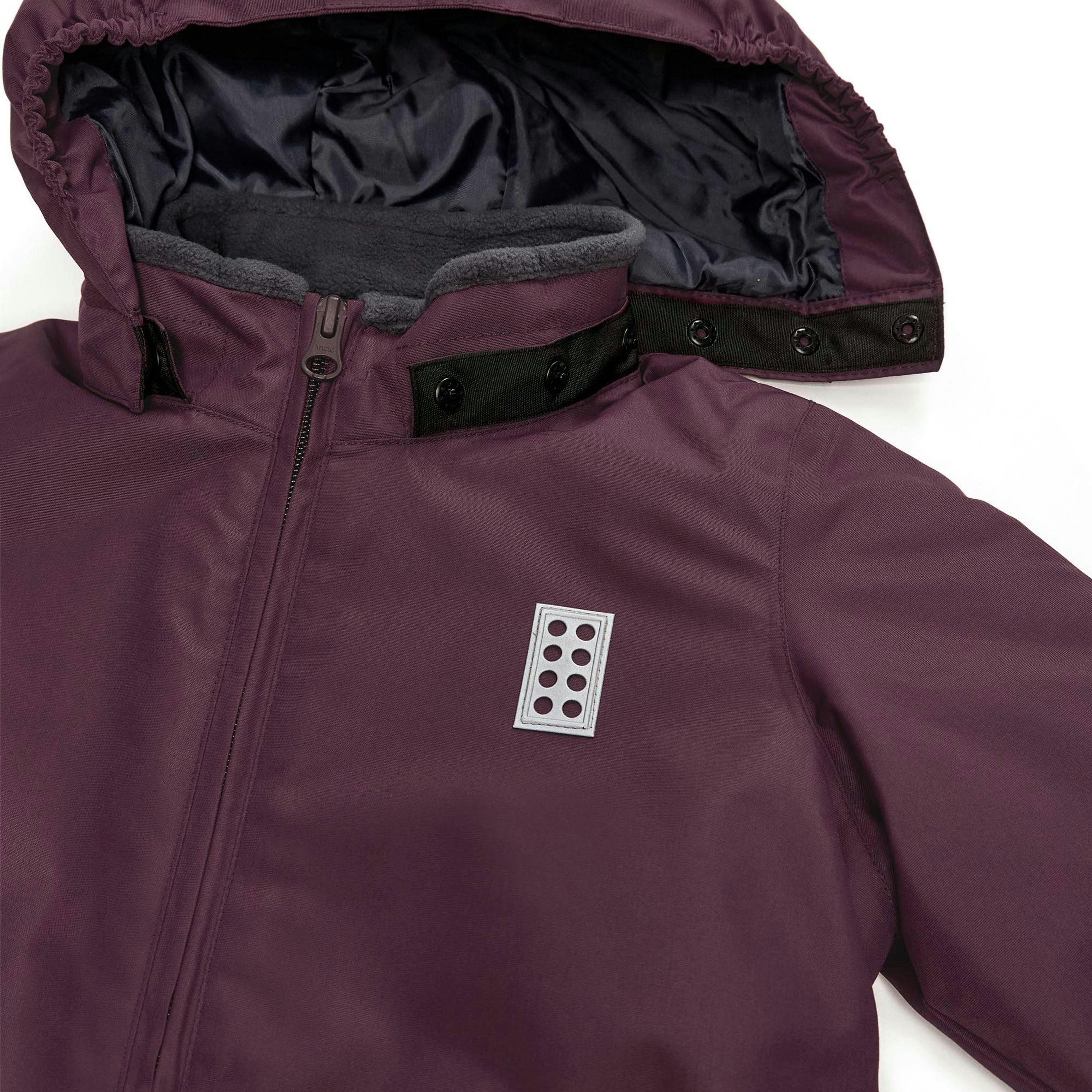 LEGO® Baby Unisex Snowsuit, Windproof, Water Repellent, Purple , view 3 of 5