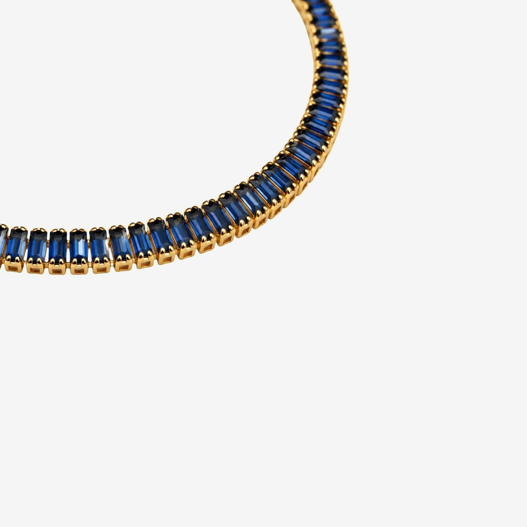 Hanabi Blue Stone Necklace , view 4 of 5