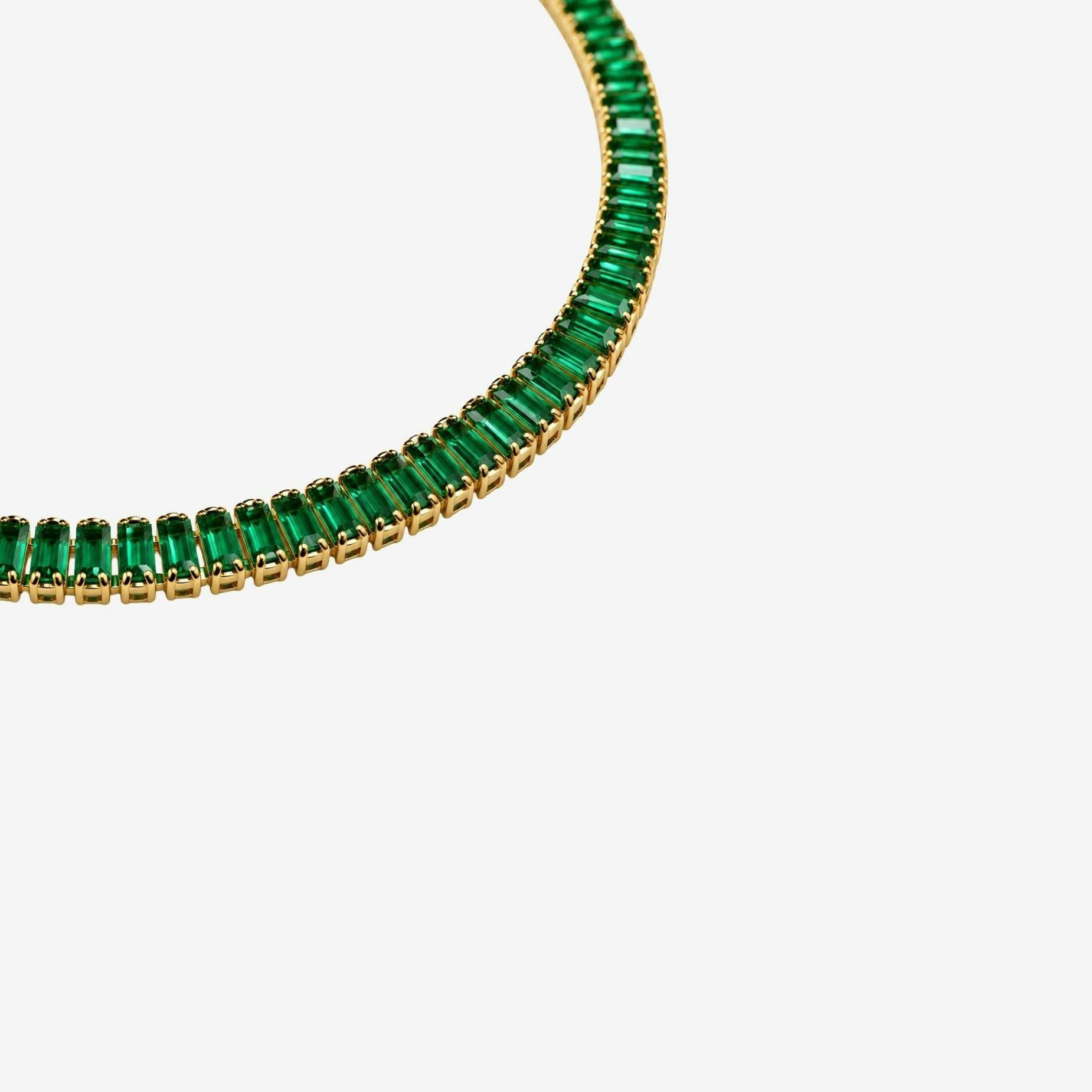 Hanabi Green Stone Necklace , view 4 of 5