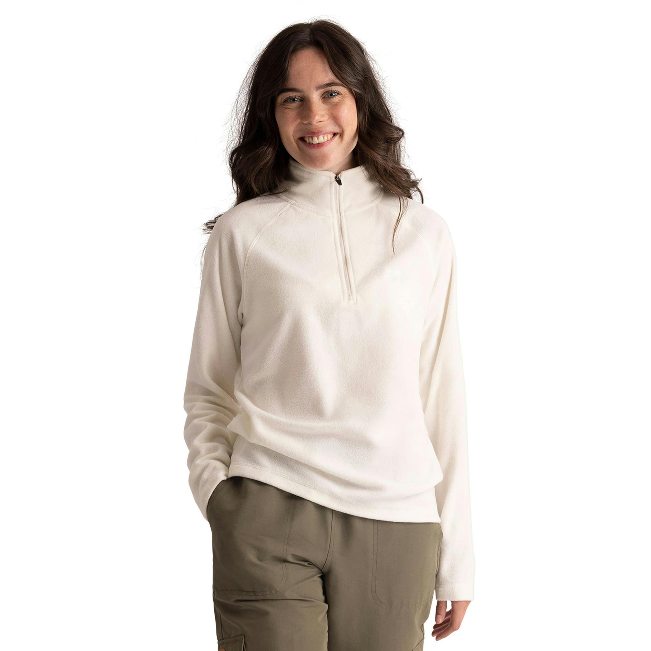 Womens Half Zip Fleece Luiston in Ghost , view 3 of 6