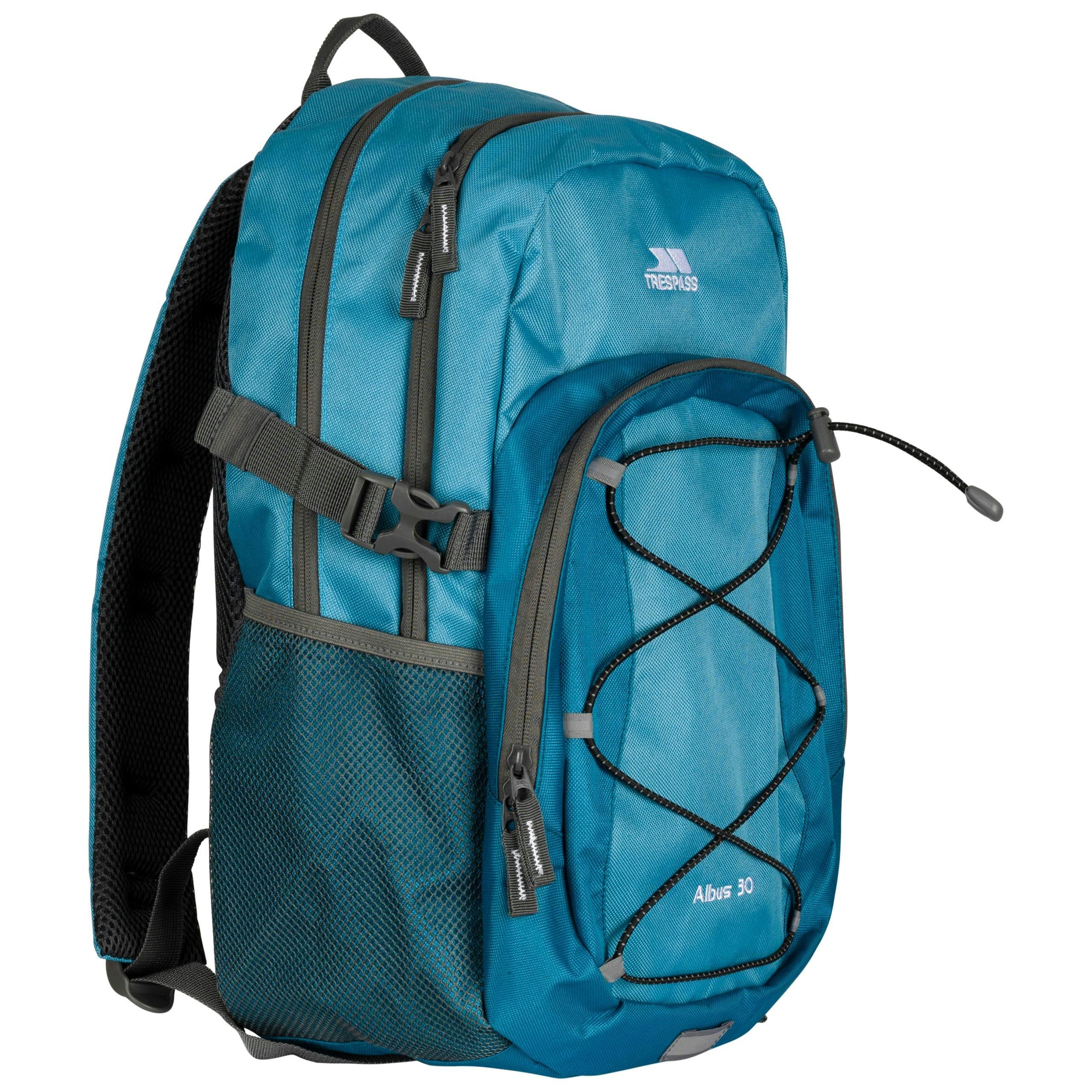 Trespass 30L Backpack Albus in Storm Blue , view 2 of 6