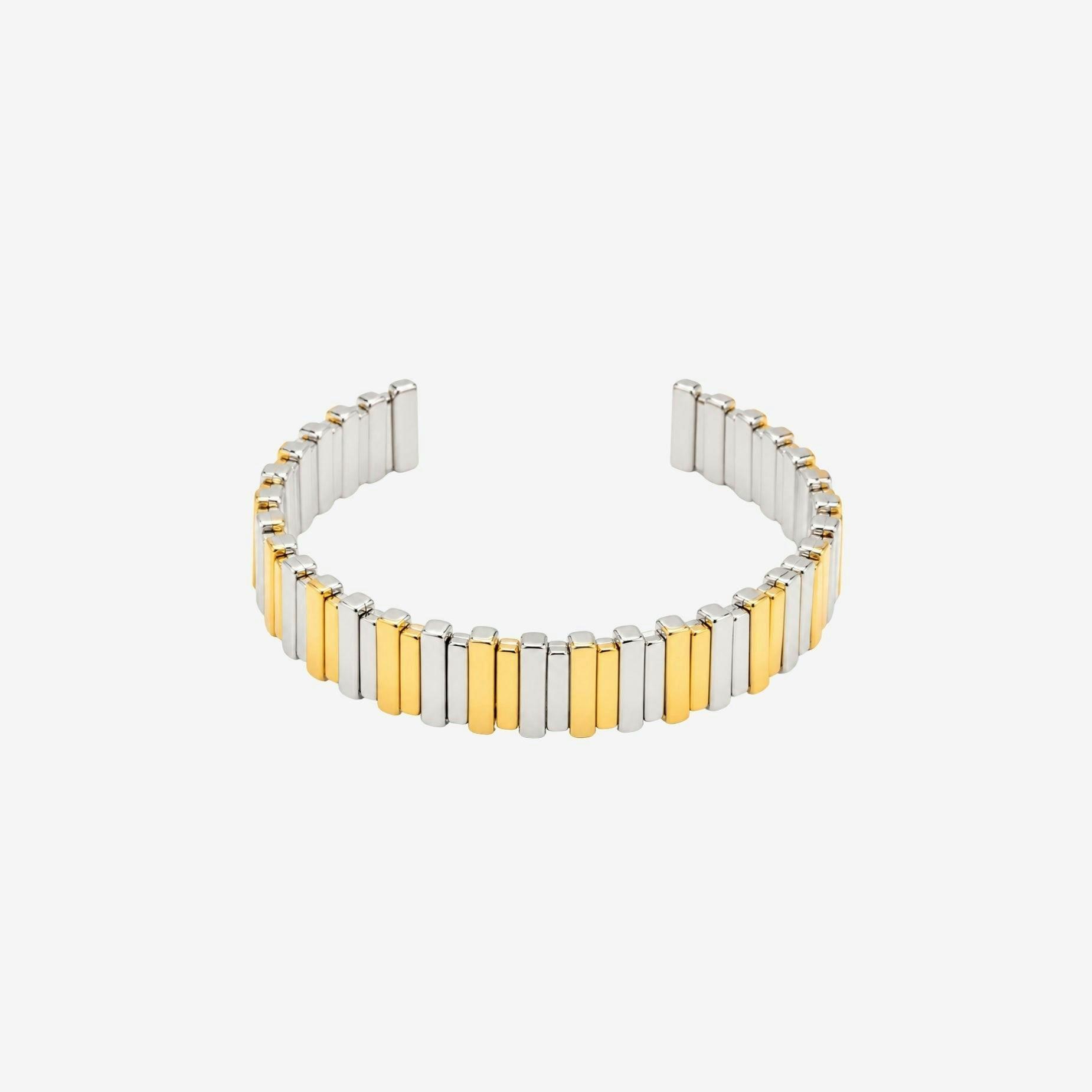 Shikaku Mixed Metals Cuff Bangle , view 4 of 5