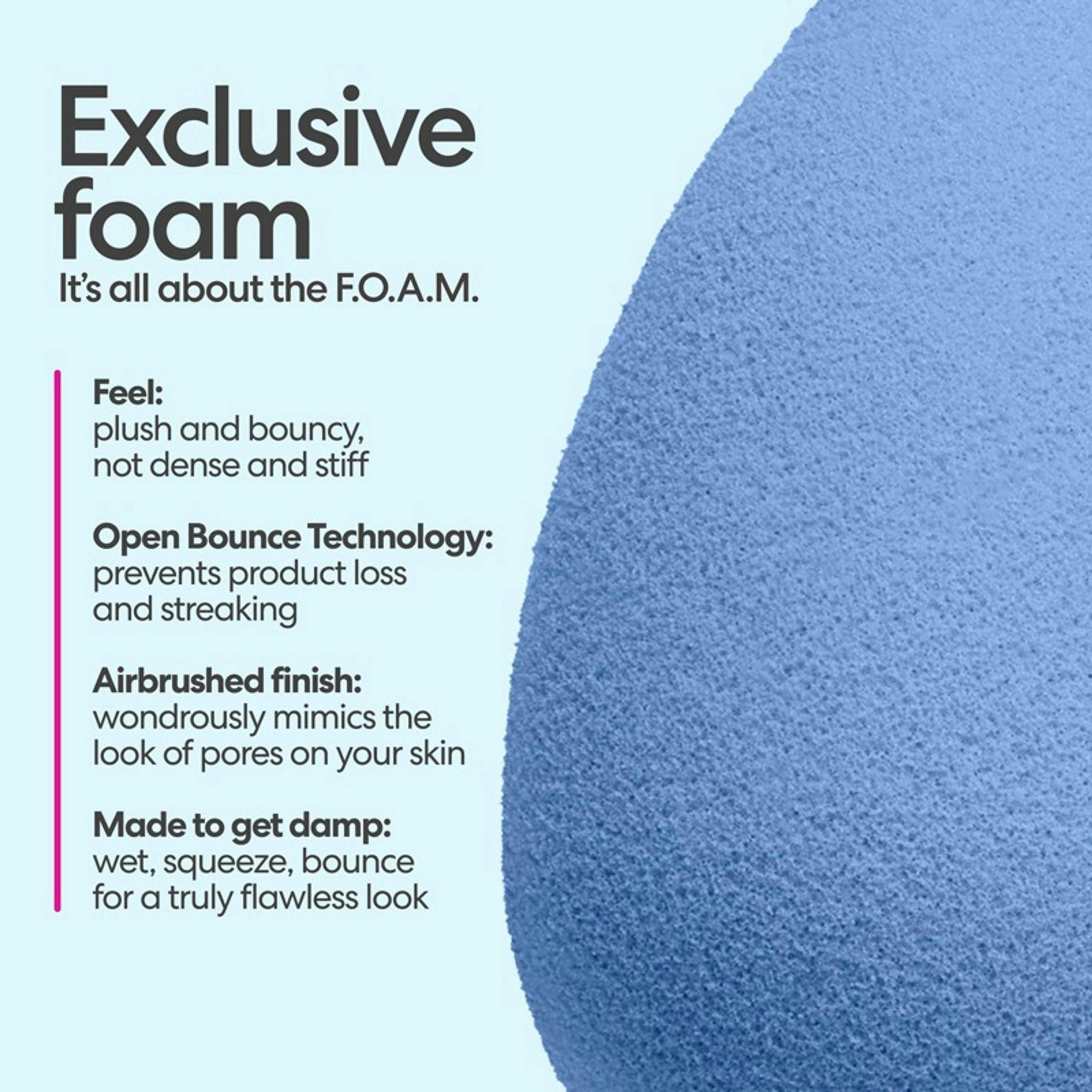 Beautyblender Denim Limited-Edition Makeup Sponge - Denim , view 3 of 6