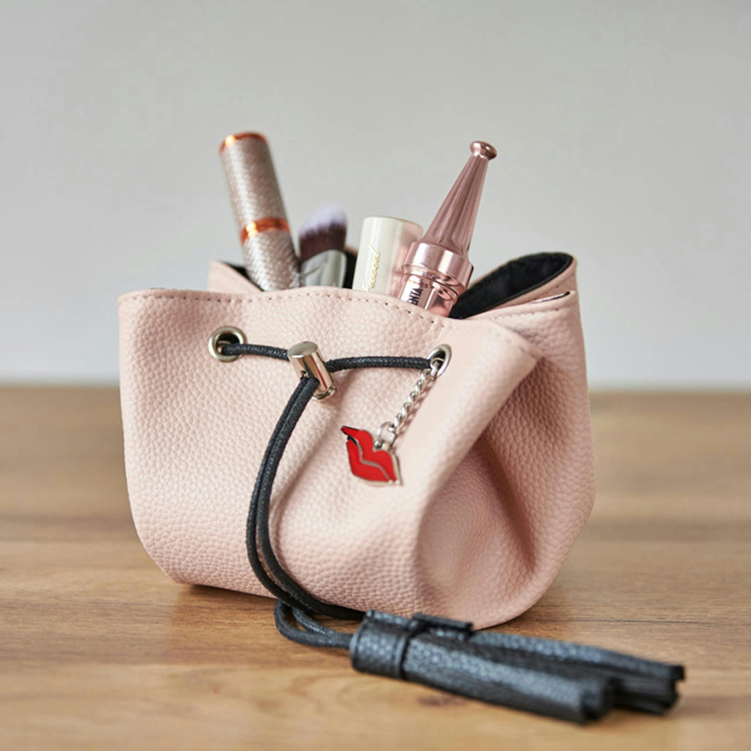 Donna May London Mini Lay Flat Makeup Bag - Blush Pink , view 4 of 4