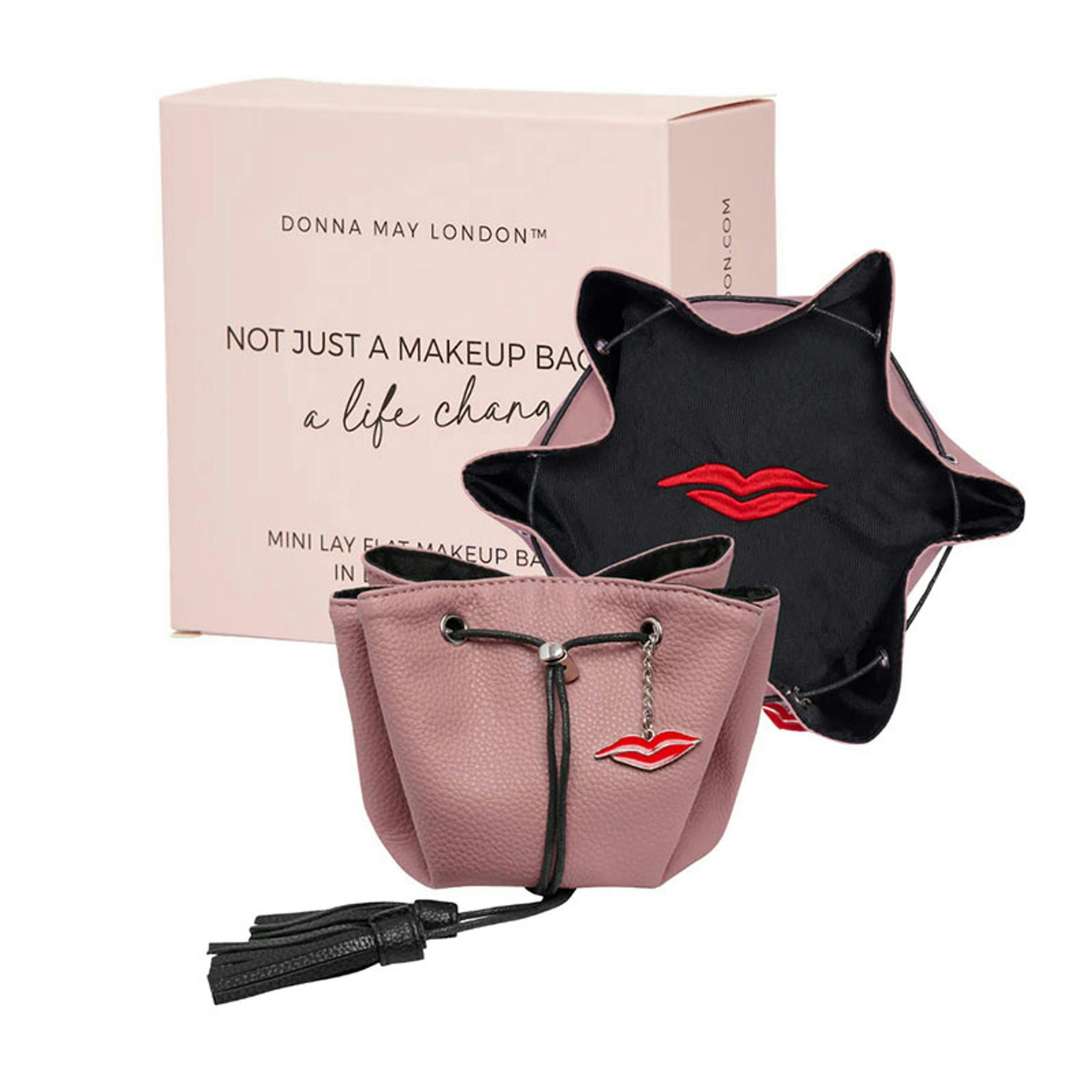 Donna May London Mini Lay Flat Makeup Bag - Nude , view 2 of 4
