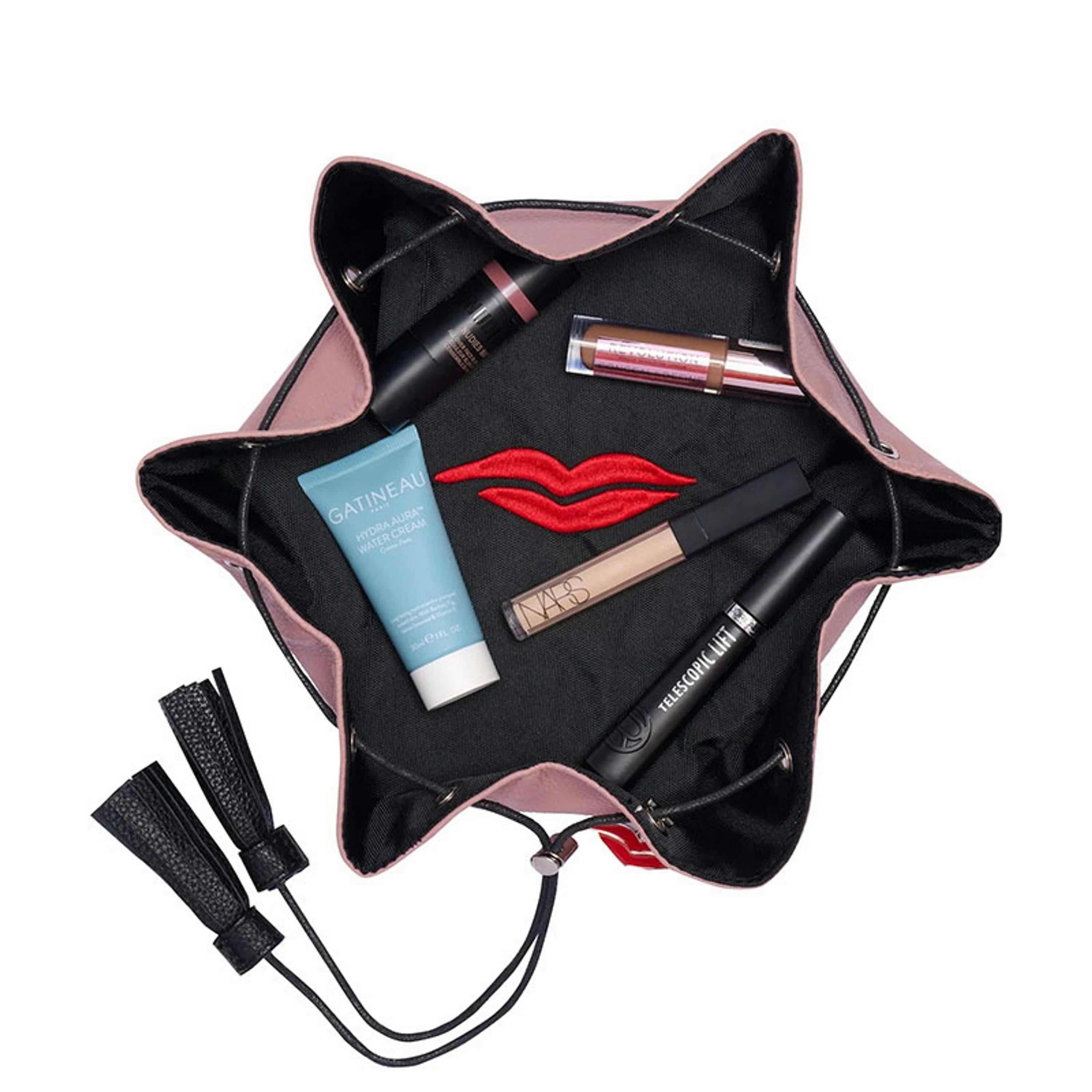 Donna May London Mini Lay Flat Makeup Bag - Nude , view 3 of 4