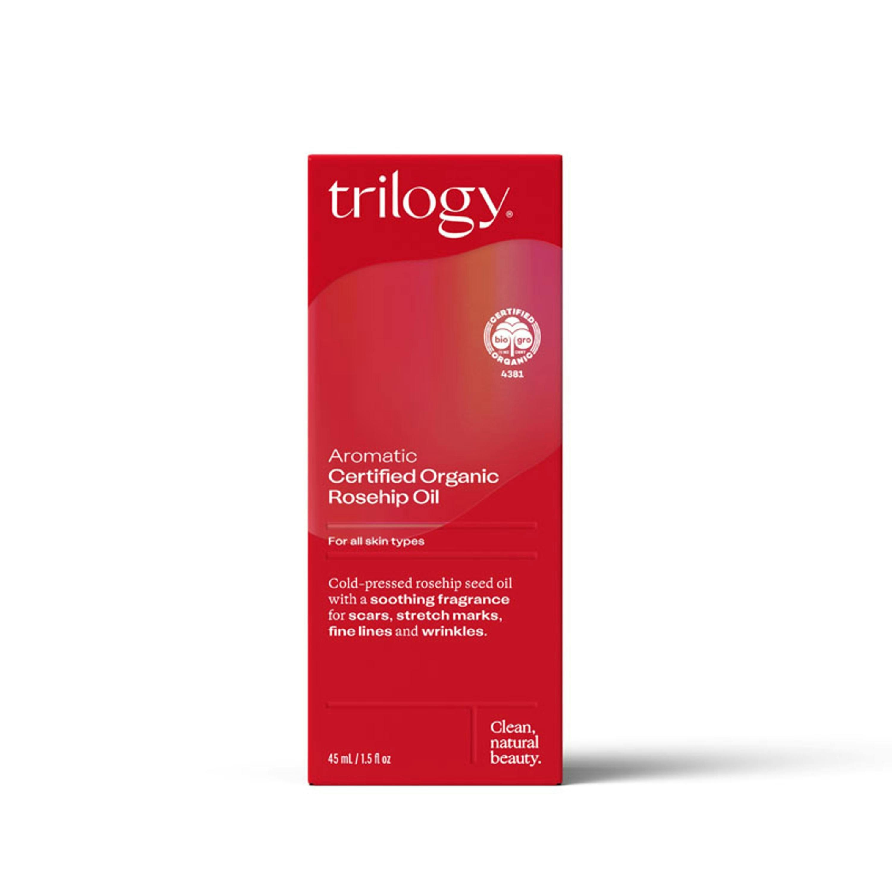 Trilogy Aromatic Certified Organic Rosehip Oil 45 ml Single , view 4 of 4